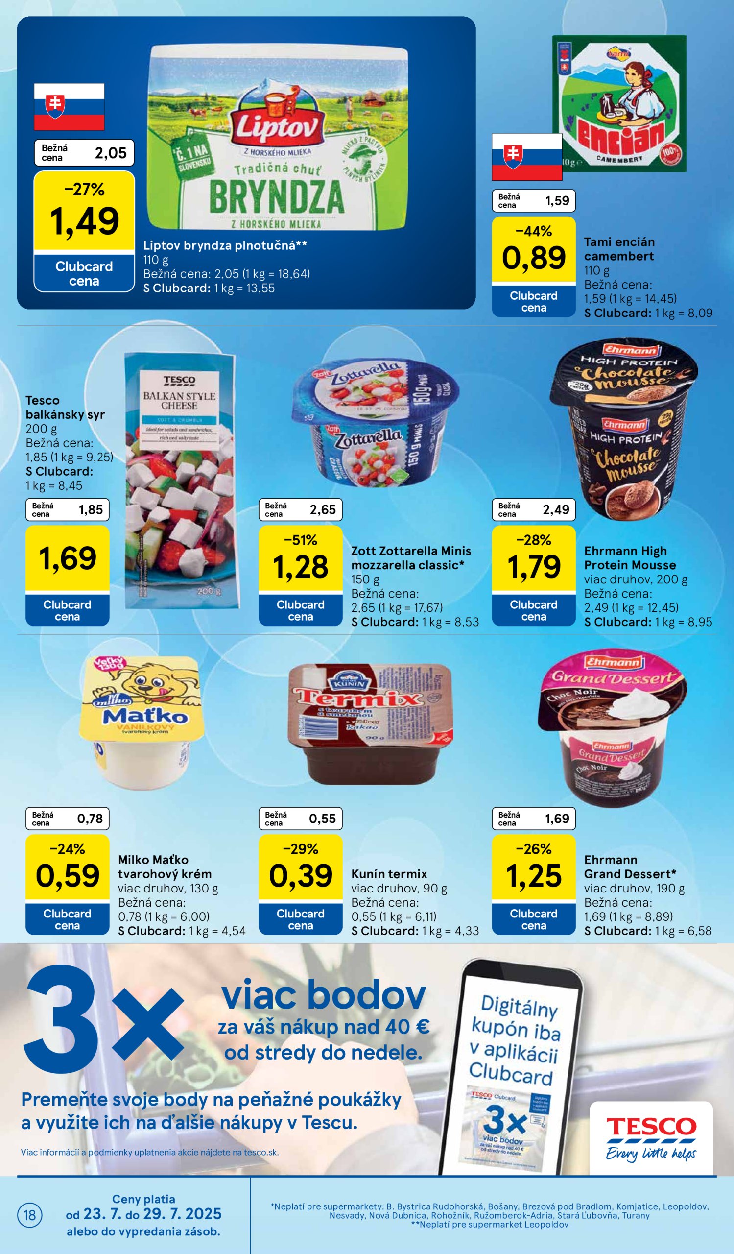 tesco - Leták Tesco supermarket platný od 23.07. do 29.07. - page: 18