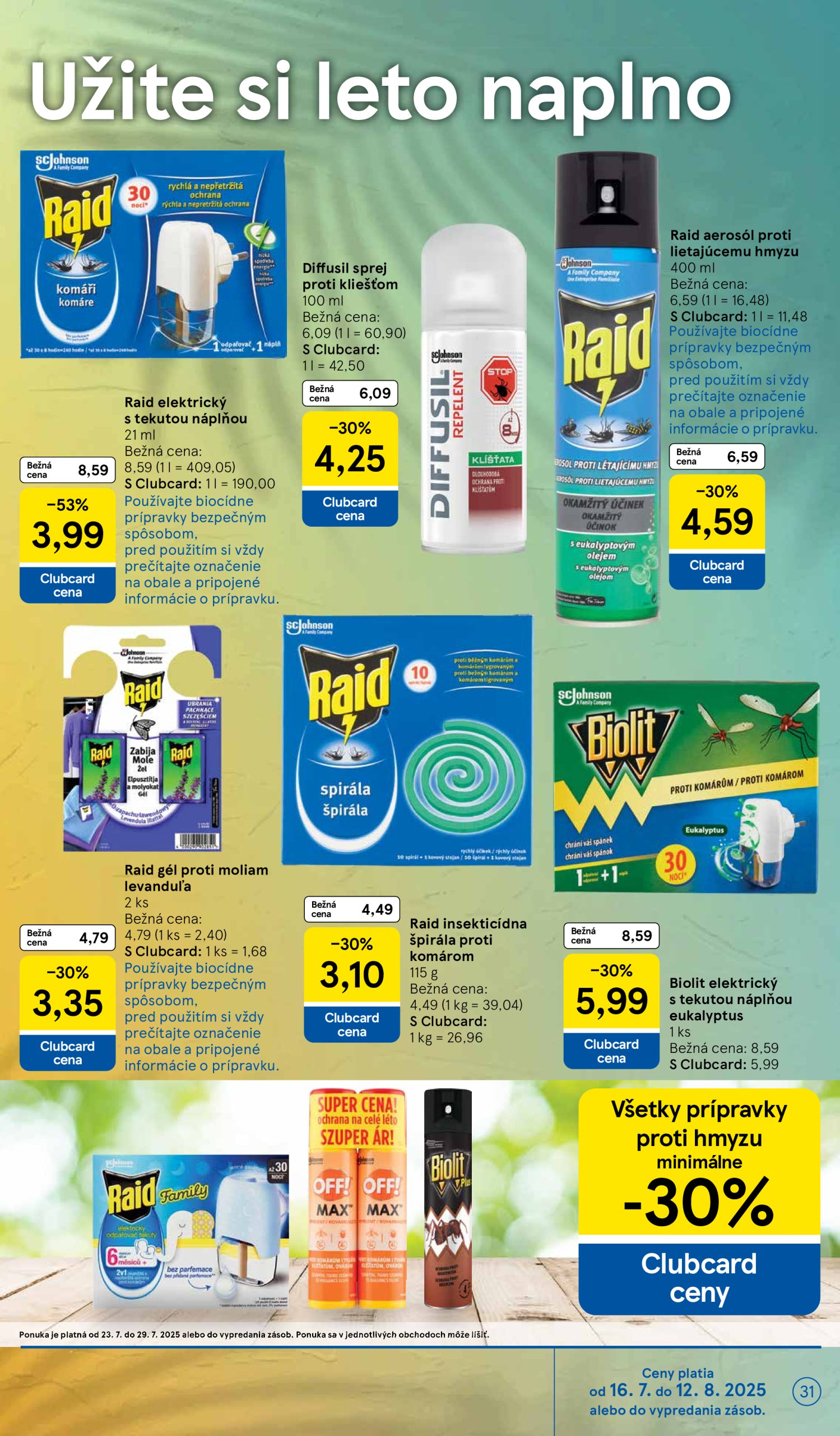 tesco - Leták Tesco platný od 23.07. do 29.07. - page: 31