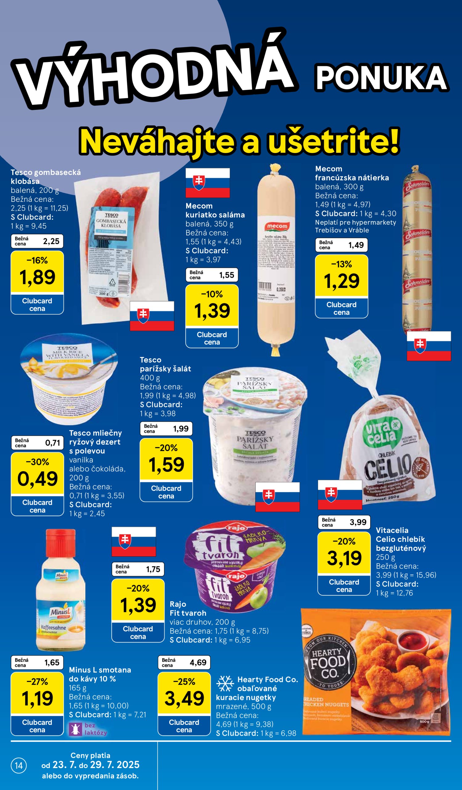 tesco - Leták Tesco platný od 23.07. do 29.07. - page: 14