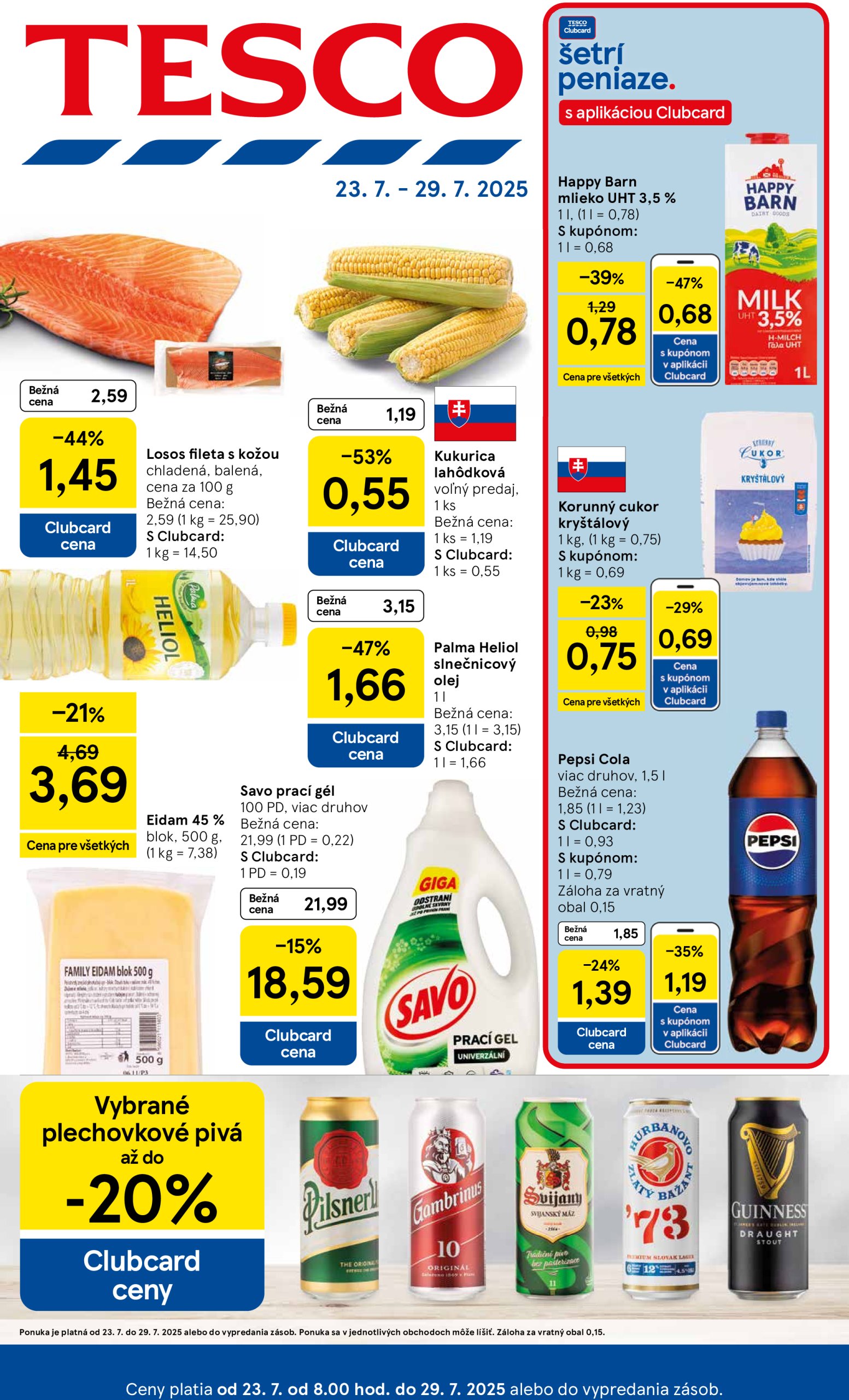tesco - Leták Tesco platný od 23.07. do 29.07.