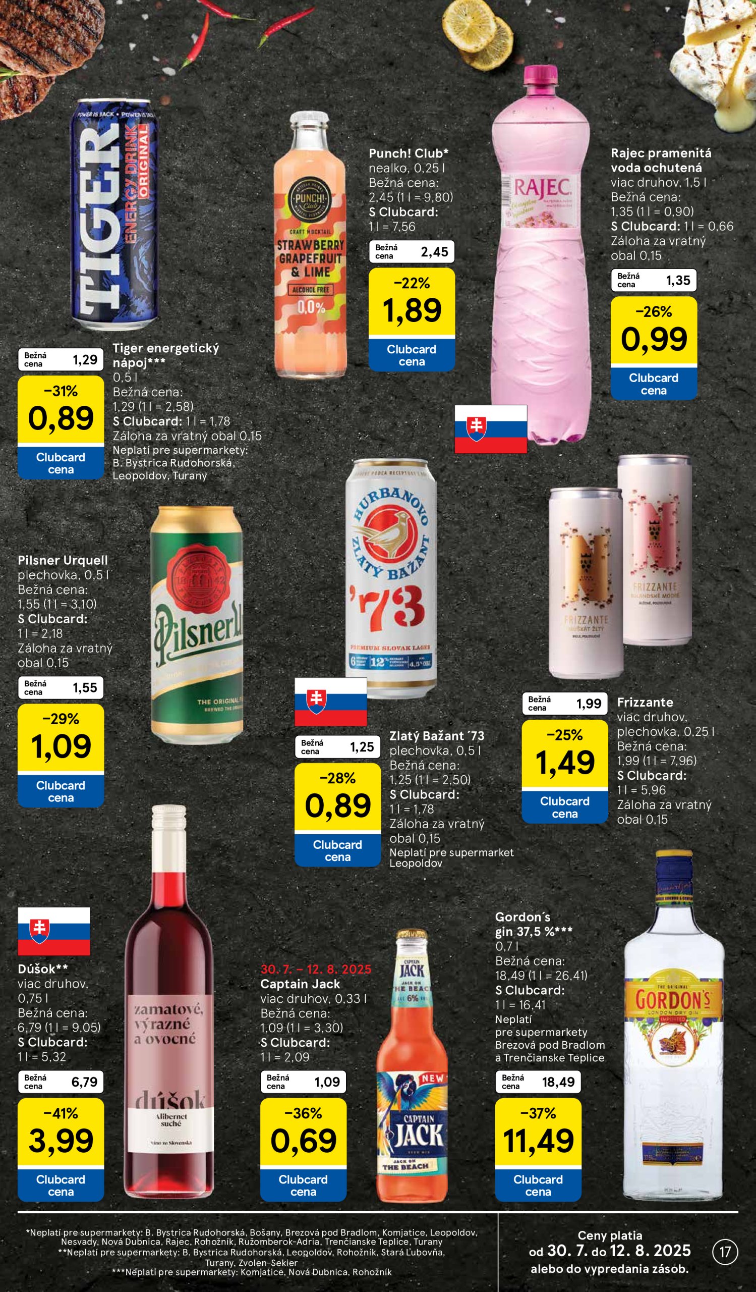 tesco - Leták Tesco supermarket platný od 30.07. do 05.08. - page: 17