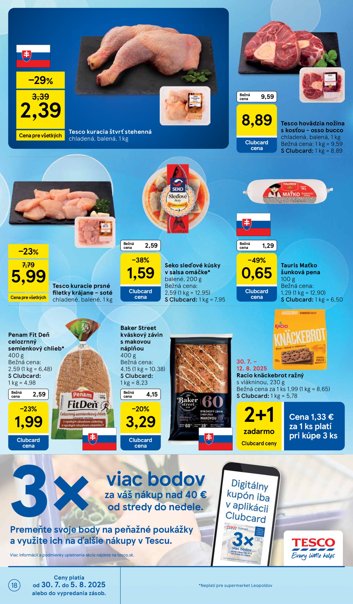 tesco - Leták Tesco supermarket platný od 30.07. do 05.08. - page: 18