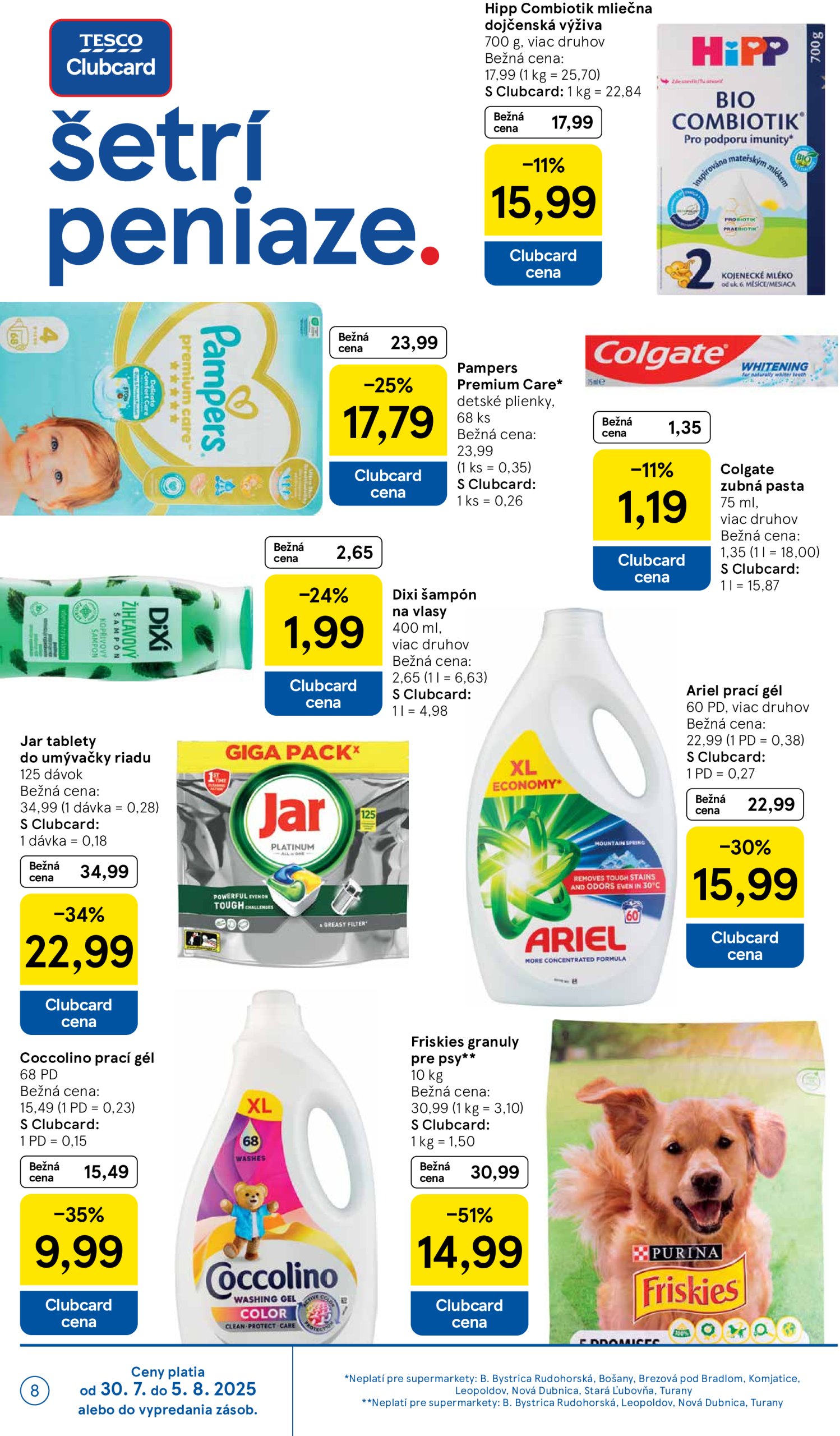 tesco - Leták Tesco supermarket platný od 30.07. do 05.08. - page: 8