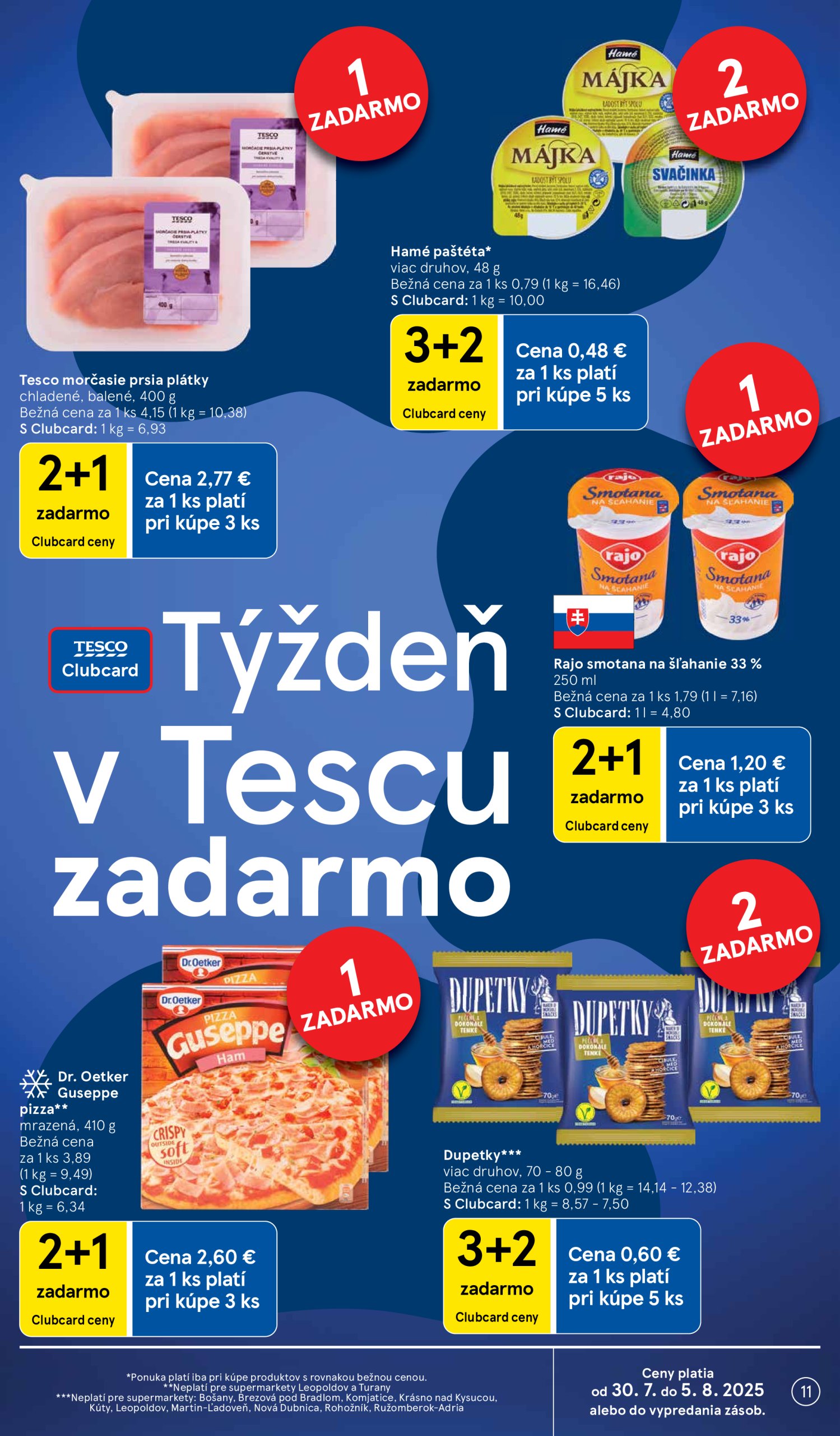 tesco - Leták Tesco supermarket platný od 30.07. do 05.08. - page: 11