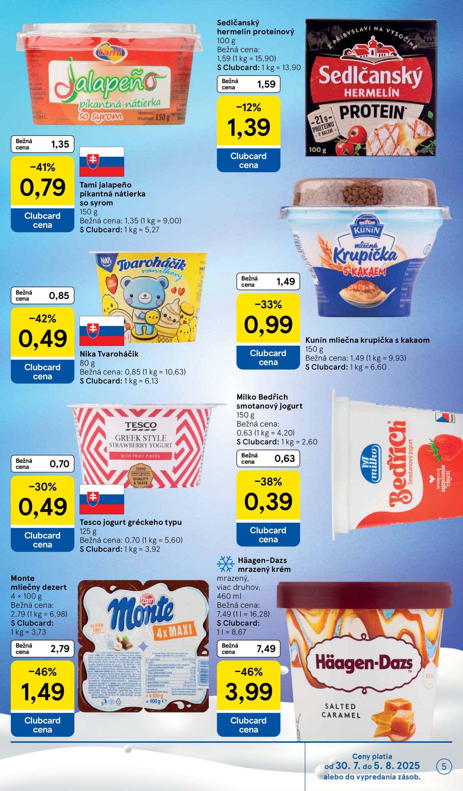 tesco - Leták Tesco supermarket platný od 30.07. do 05.08. - page: 5