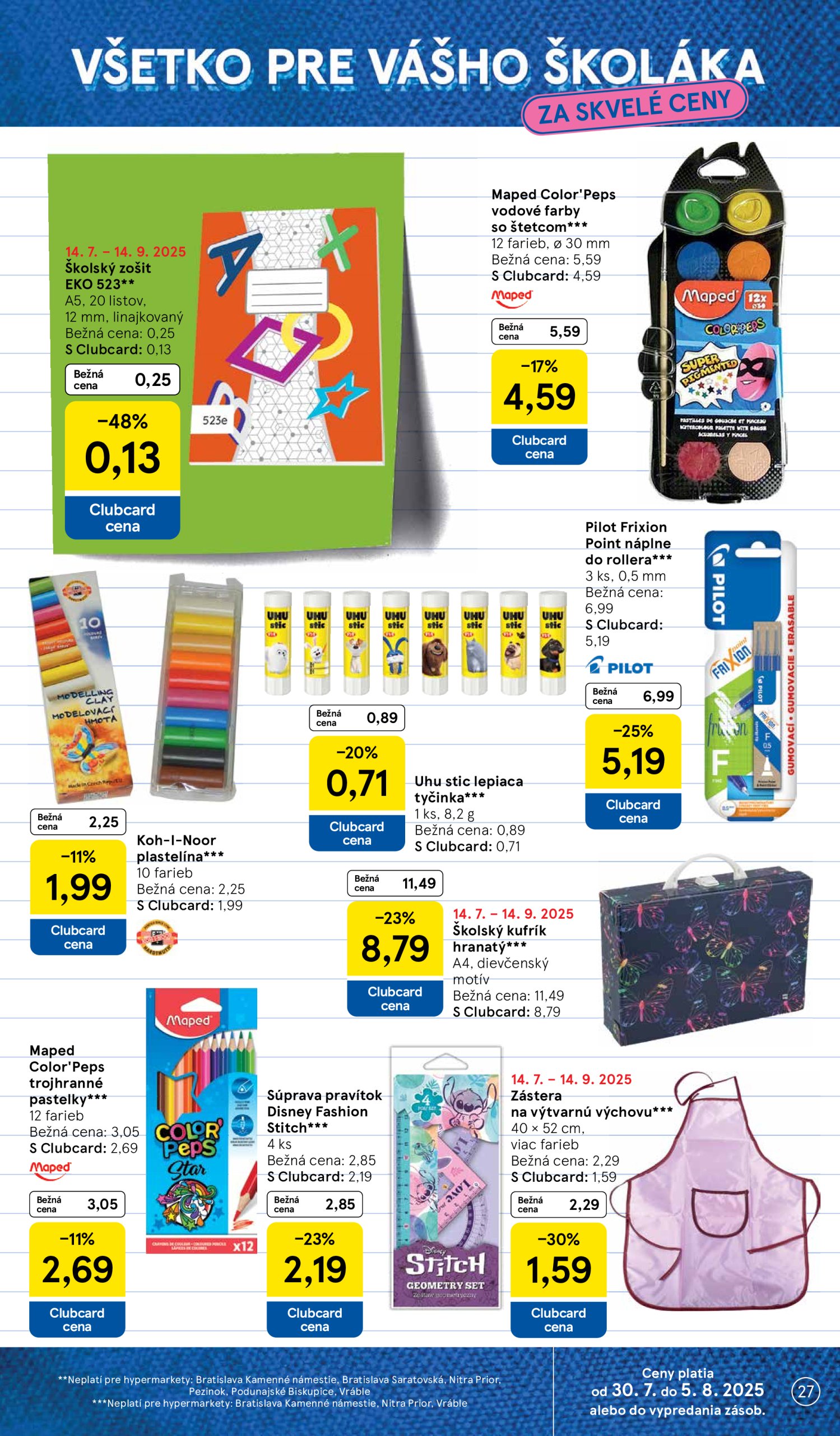 tesco - Leták Tesco platný od 30.07. do 05.08. - page: 27