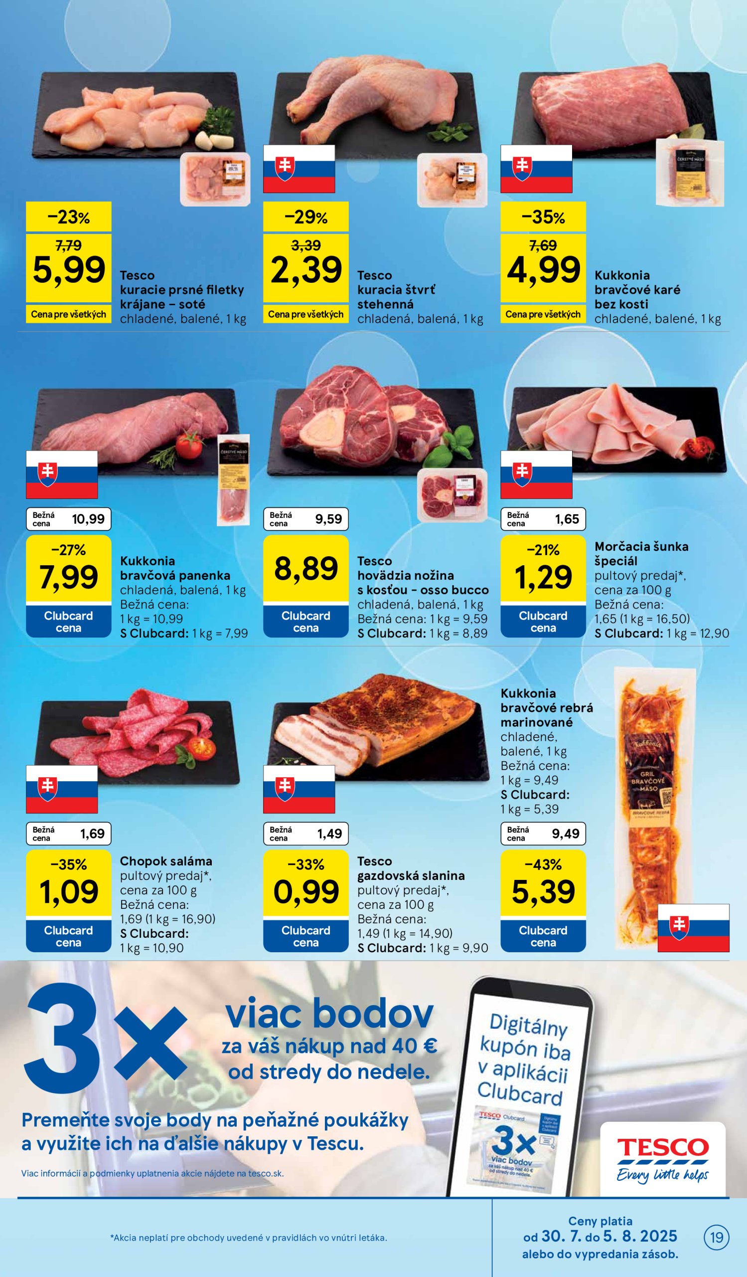 tesco - Leták Tesco platný od 30.07. do 05.08. - page: 19