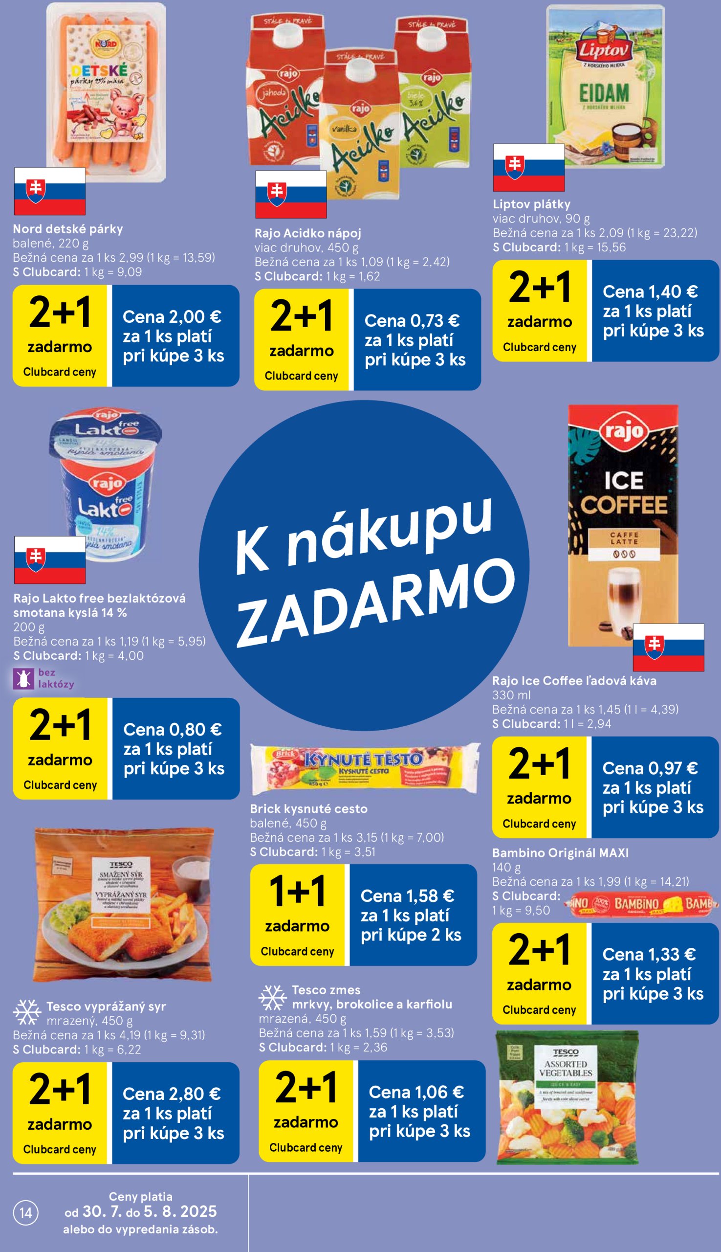 tesco - Leták Tesco platný od 30.07. do 05.08. - page: 14