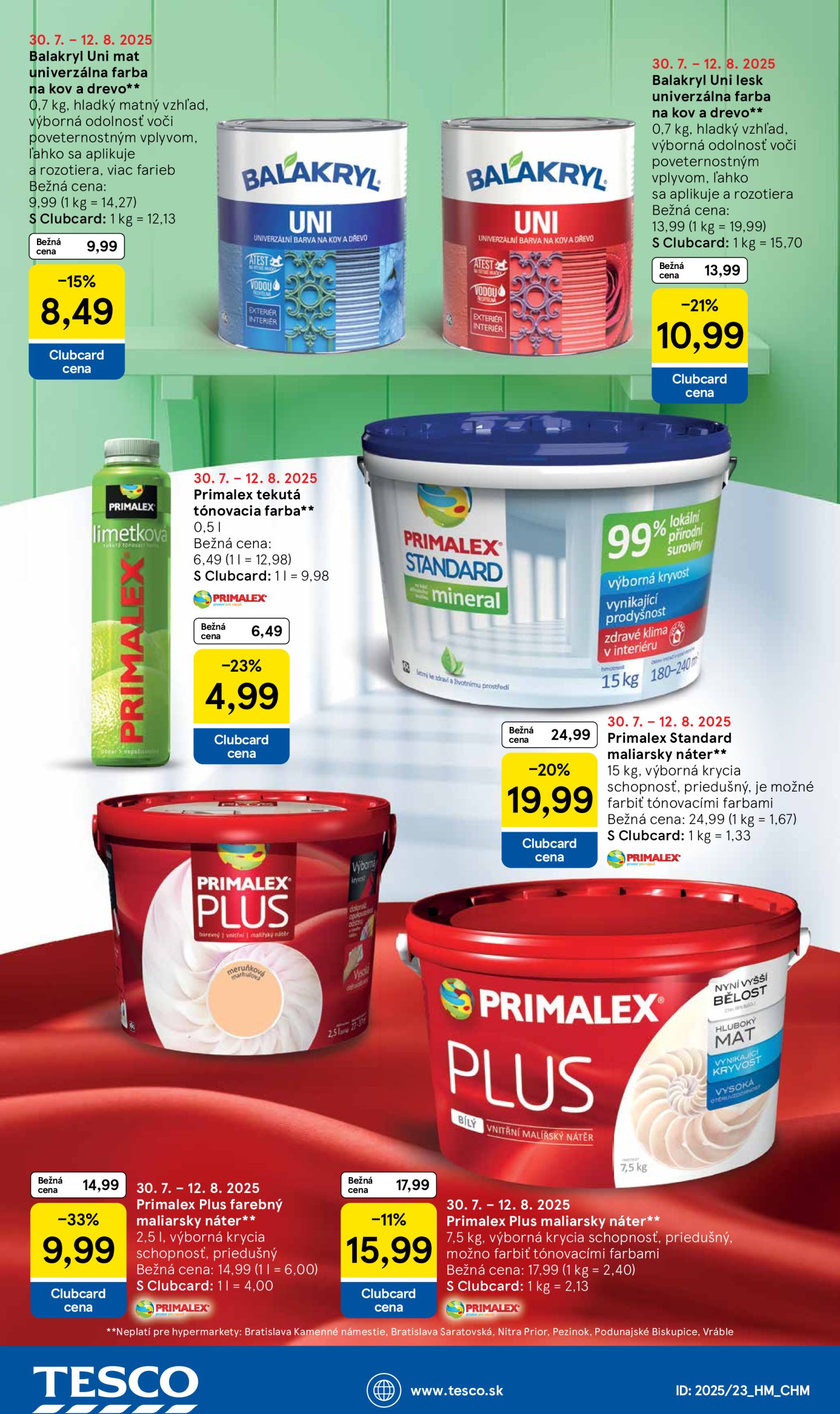 tesco - Leták Tesco platný od 30.07. do 05.08. - page: 33