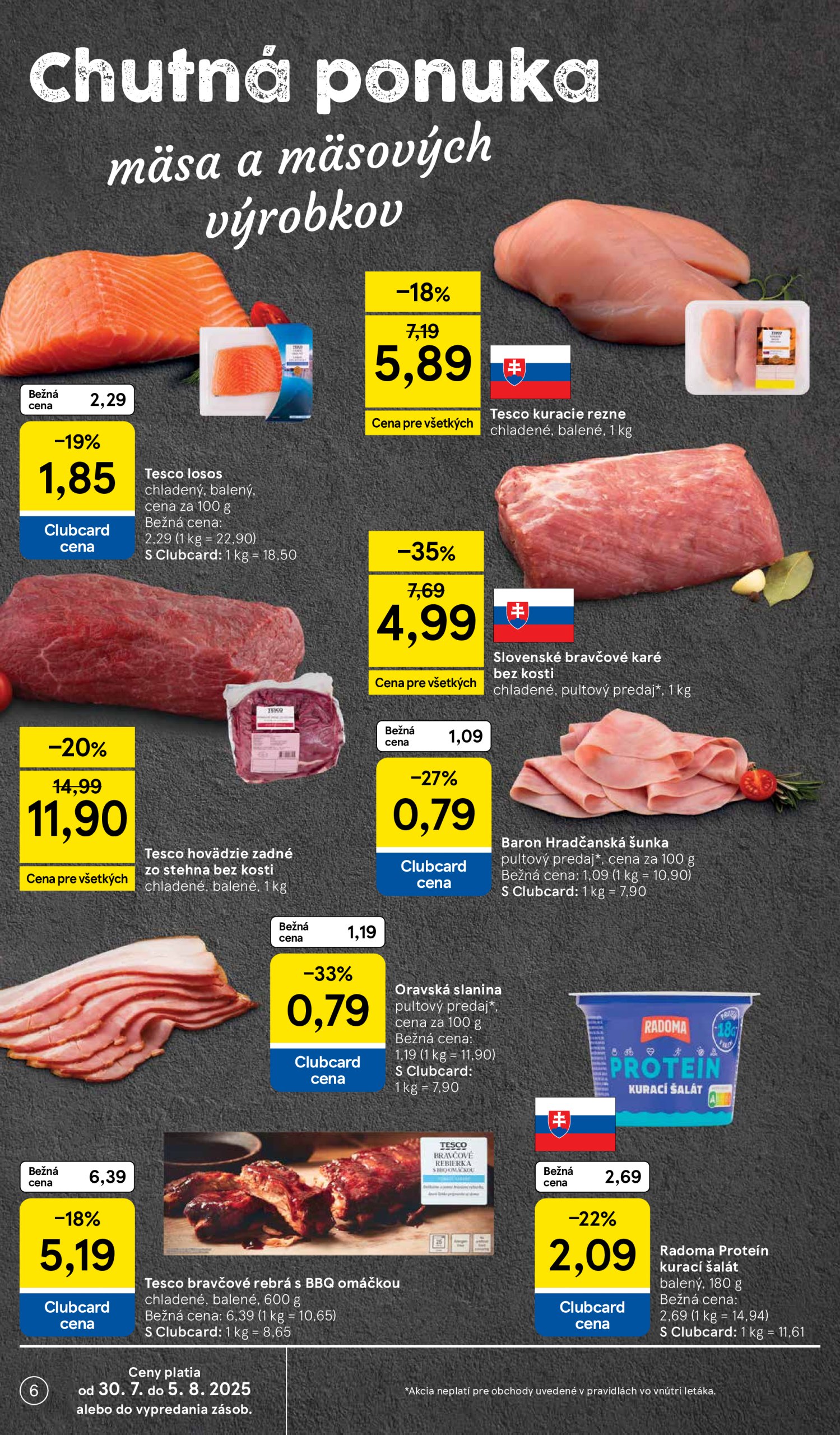 tesco - Leták Tesco platný od 30.07. do 05.08. - page: 6