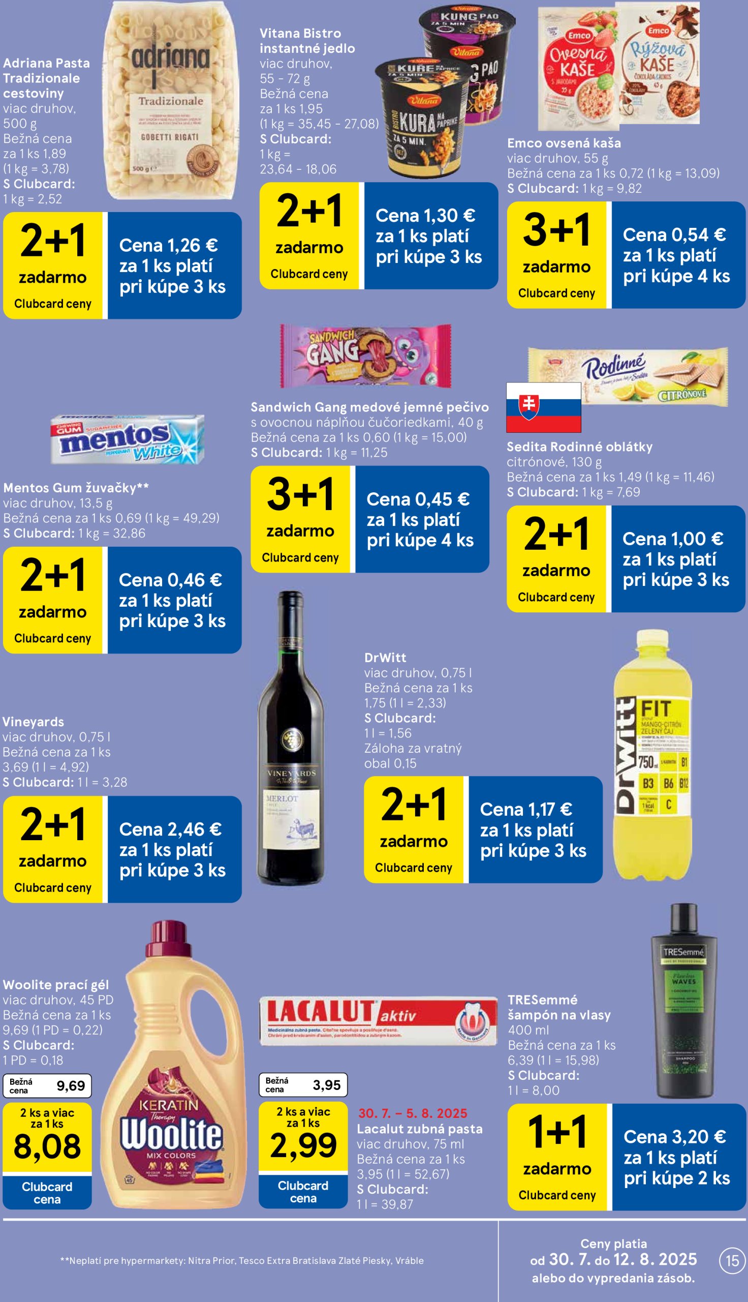 tesco - Leták Tesco platný od 30.07. do 05.08. - page: 15