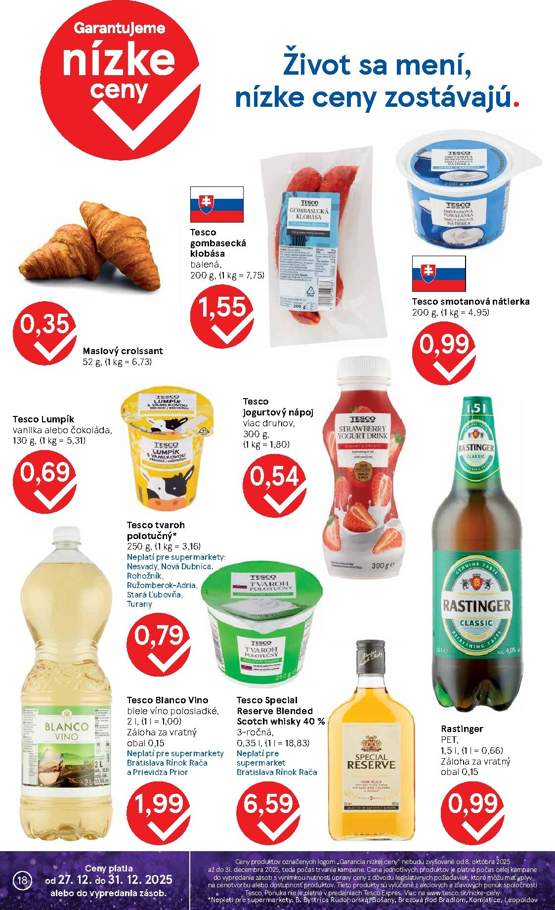 tesco - Leták Tesco supermarket platný od 27.12. do 31.12. - page: 18