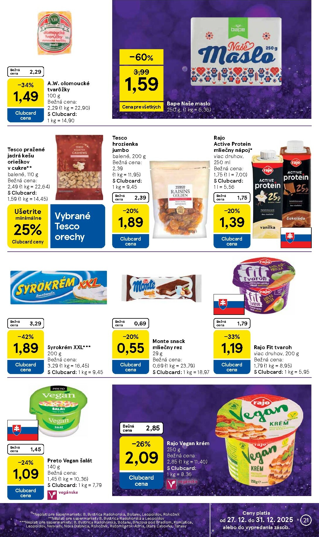 tesco - Leták Tesco supermarket platný od 27.12. do 31.12. - page: 21