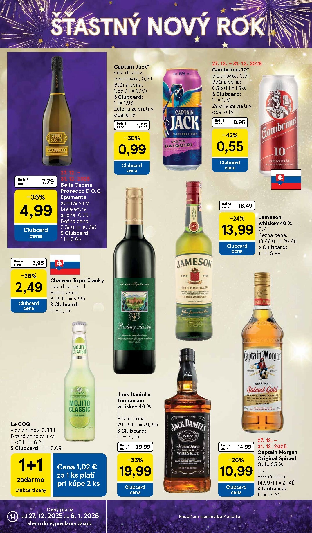 tesco - Leták Tesco supermarket platný od 27.12. do 31.12. - page: 14