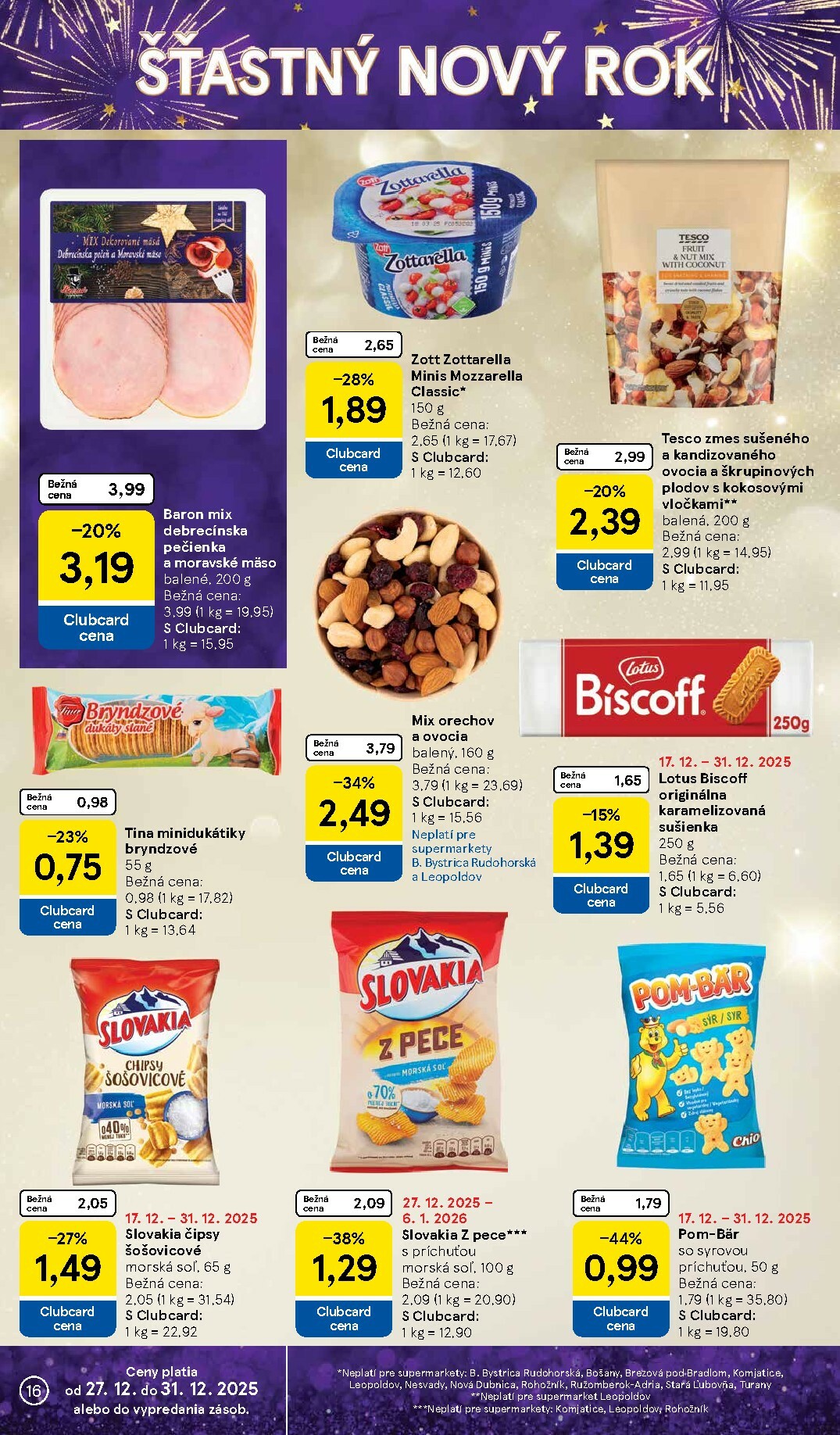 tesco - Leták Tesco supermarket platný od 27.12. do 31.12. - page: 16