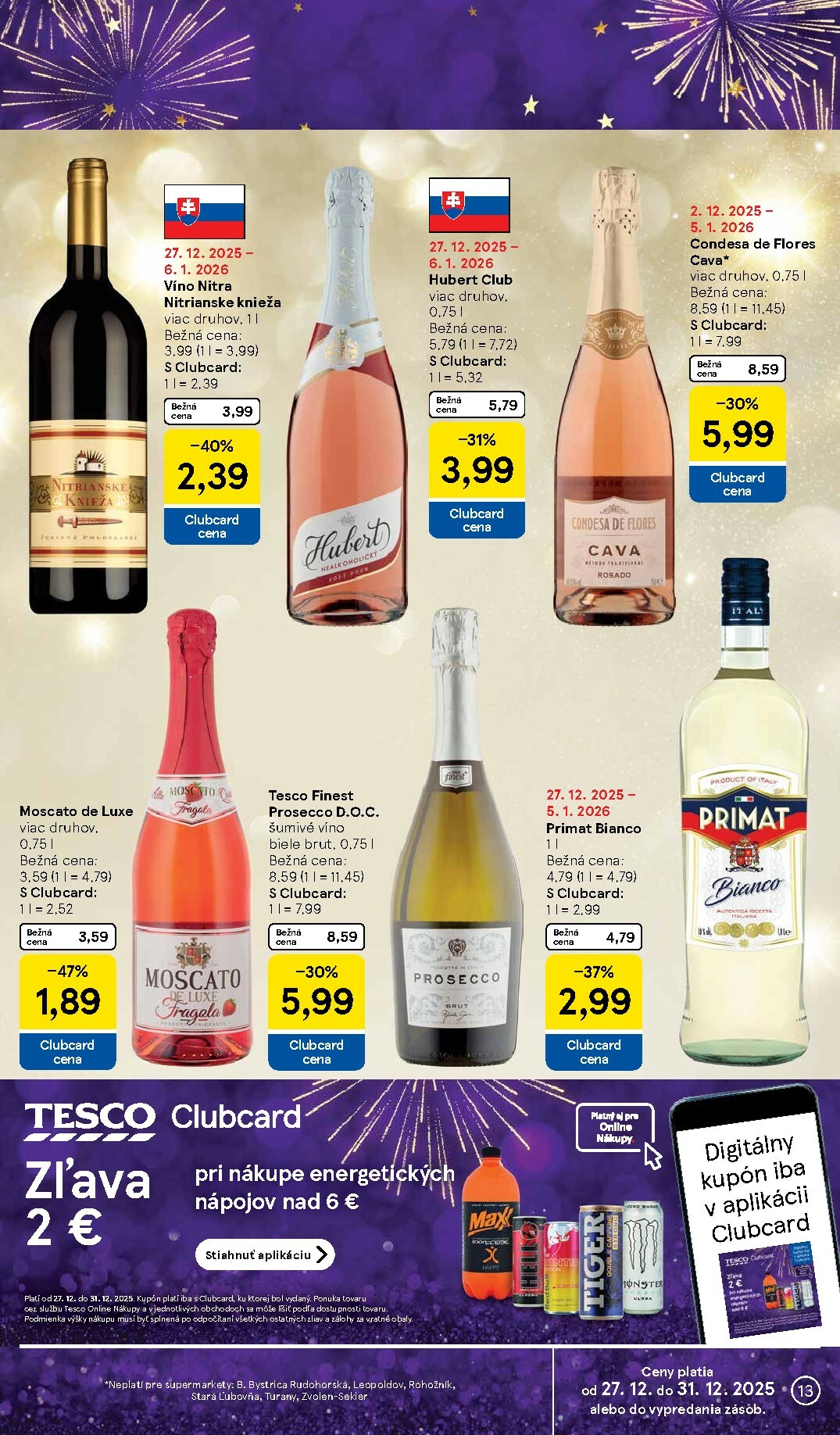 tesco - Leták Tesco supermarket platný od 27.12. do 31.12. - page: 13