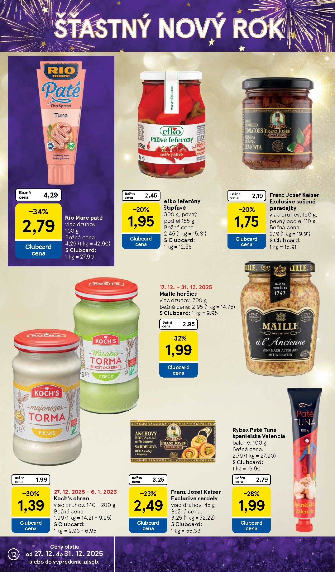 tesco - Leták Tesco platný od 27.12. do 31.12. - page: 12