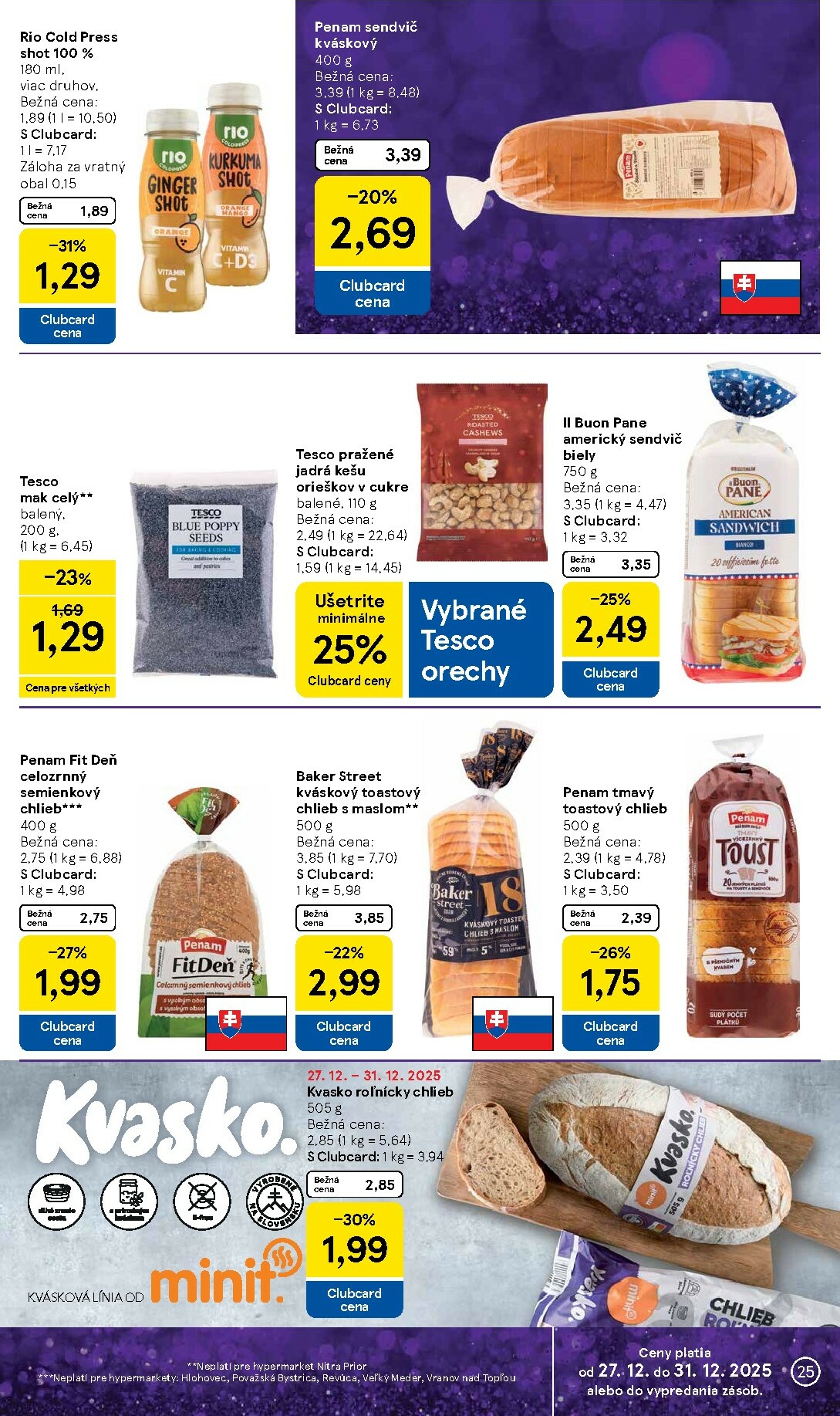 tesco - Leták Tesco platný od 27.12. do 31.12. - page: 25