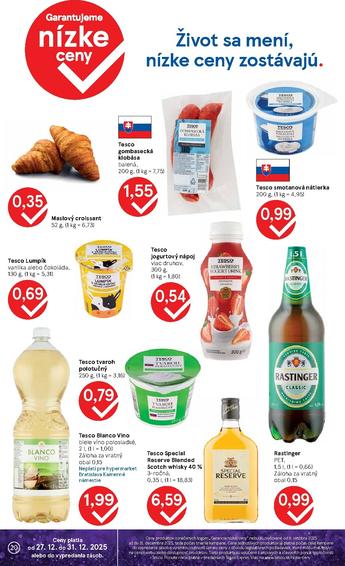 tesco - Leták Tesco platný od 27.12. do 31.12. - page: 20