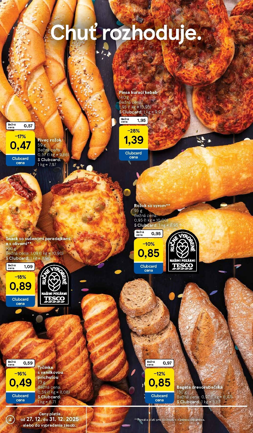 tesco - Leták Tesco platný od 27.12. do 31.12. - page: 4