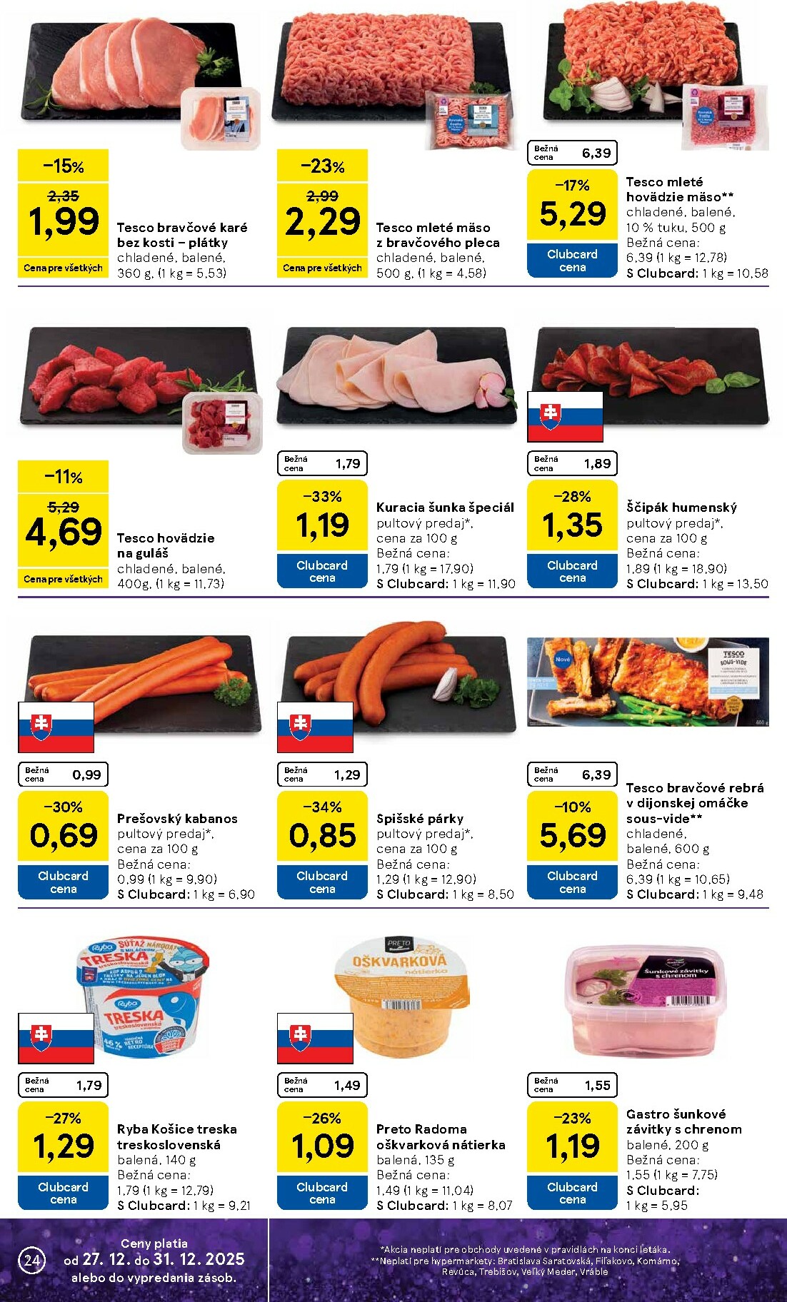 tesco - Leták Tesco platný od 27.12. do 31.12. - page: 24