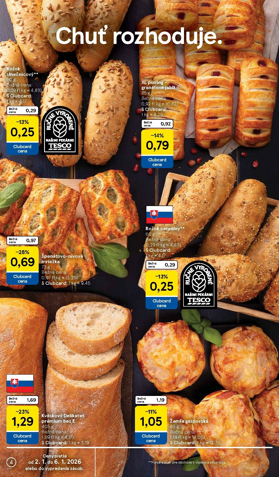 tesco - Leták Tesco platný od 02.01. do 06.01. - page: 4