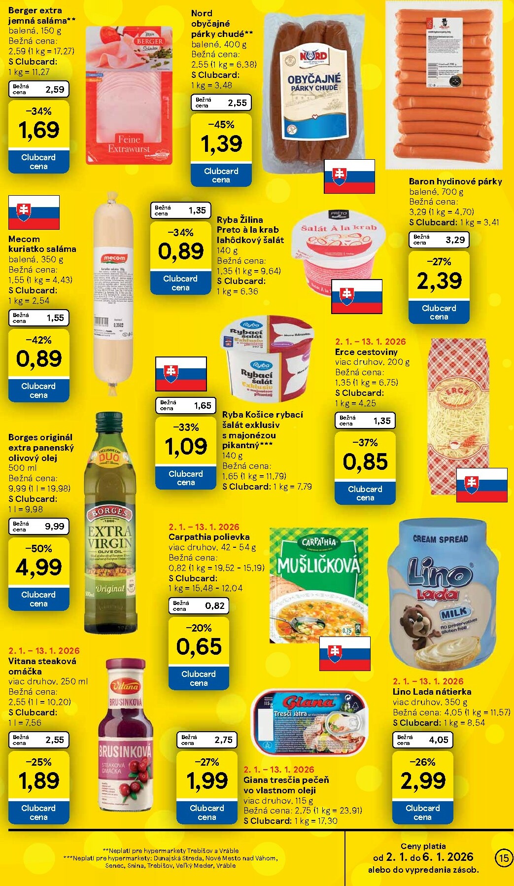 tesco - Leták Tesco platný od 02.01. do 06.01. - page: 15