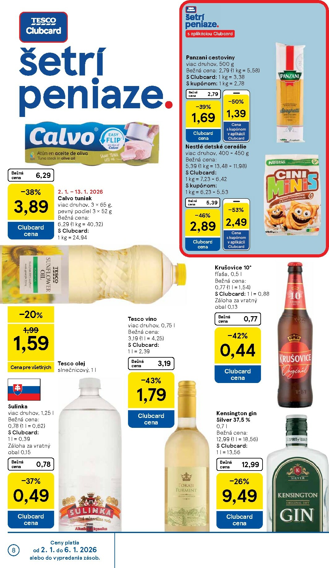 tesco - Leták Tesco platný od 02.01. do 06.01. - page: 8