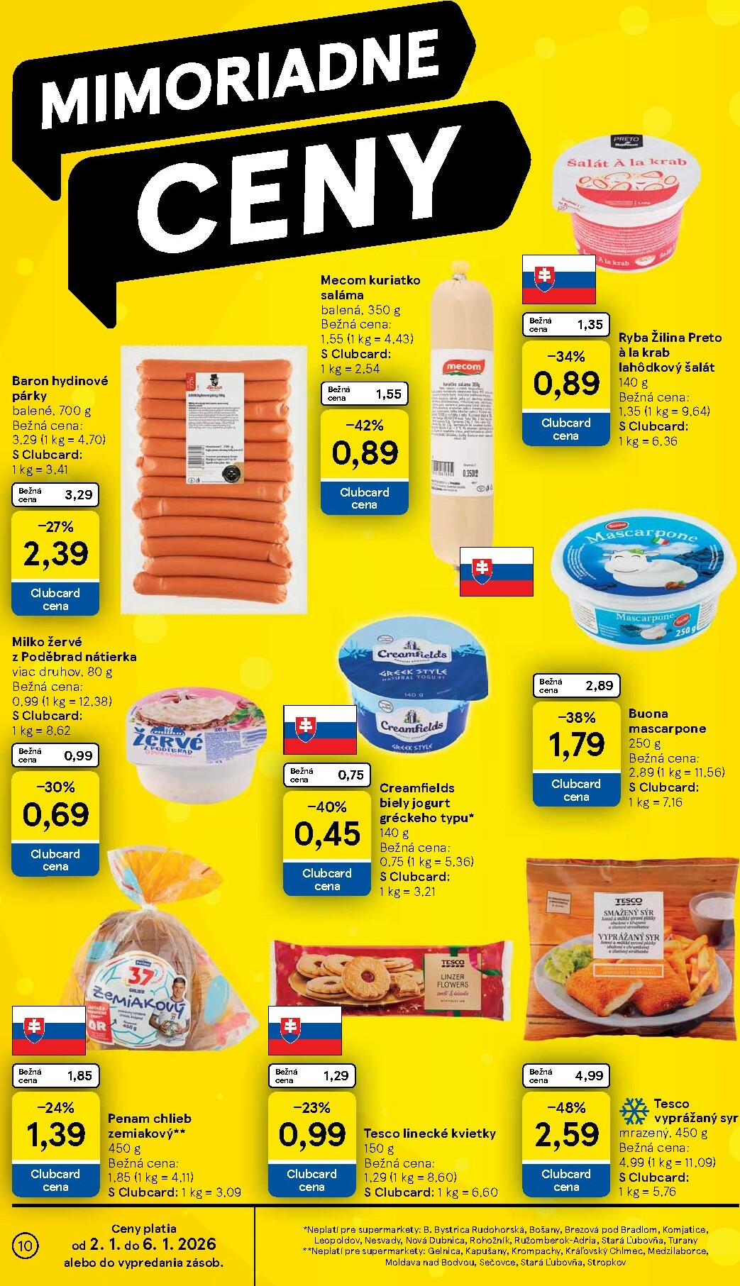 tesco - Leták Tesco supermarket platný od 02.01. do 06.01. - page: 10