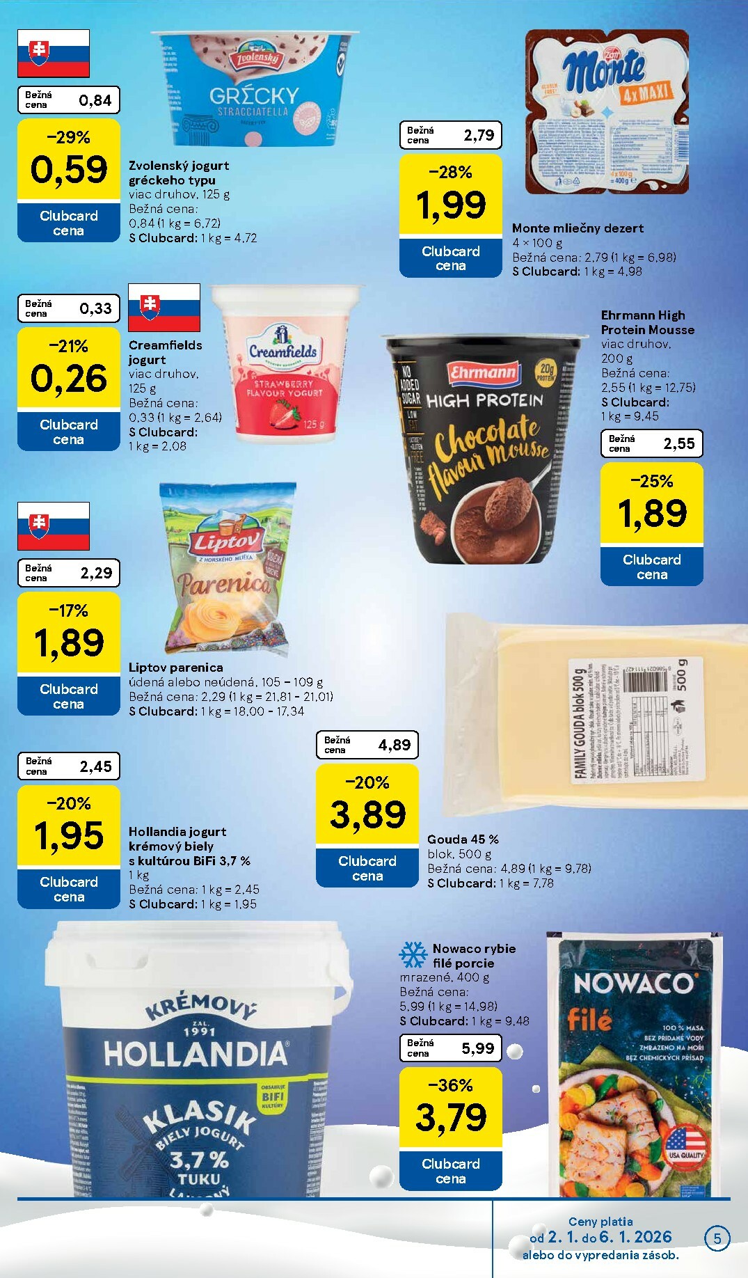 tesco - Leták Tesco supermarket platný od 02.01. do 06.01. - page: 5