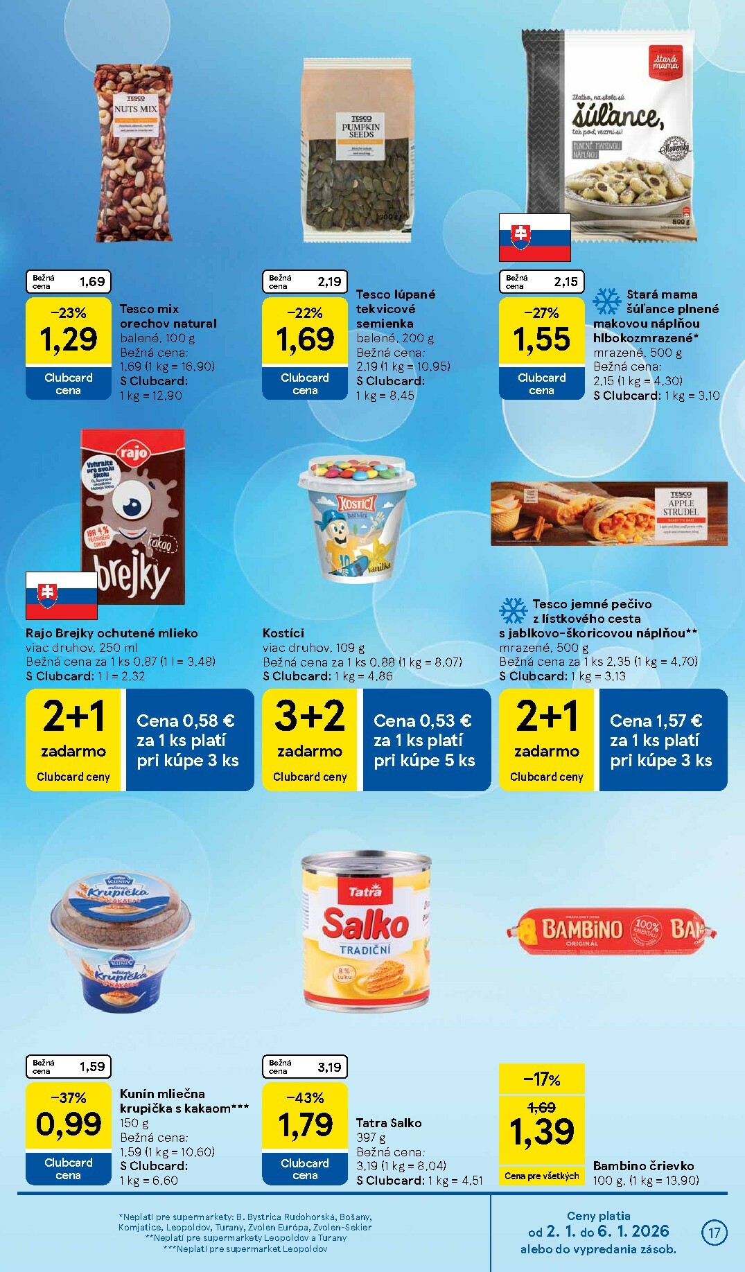 tesco - Leták Tesco supermarket platný od 02.01. do 06.01. - page: 17
