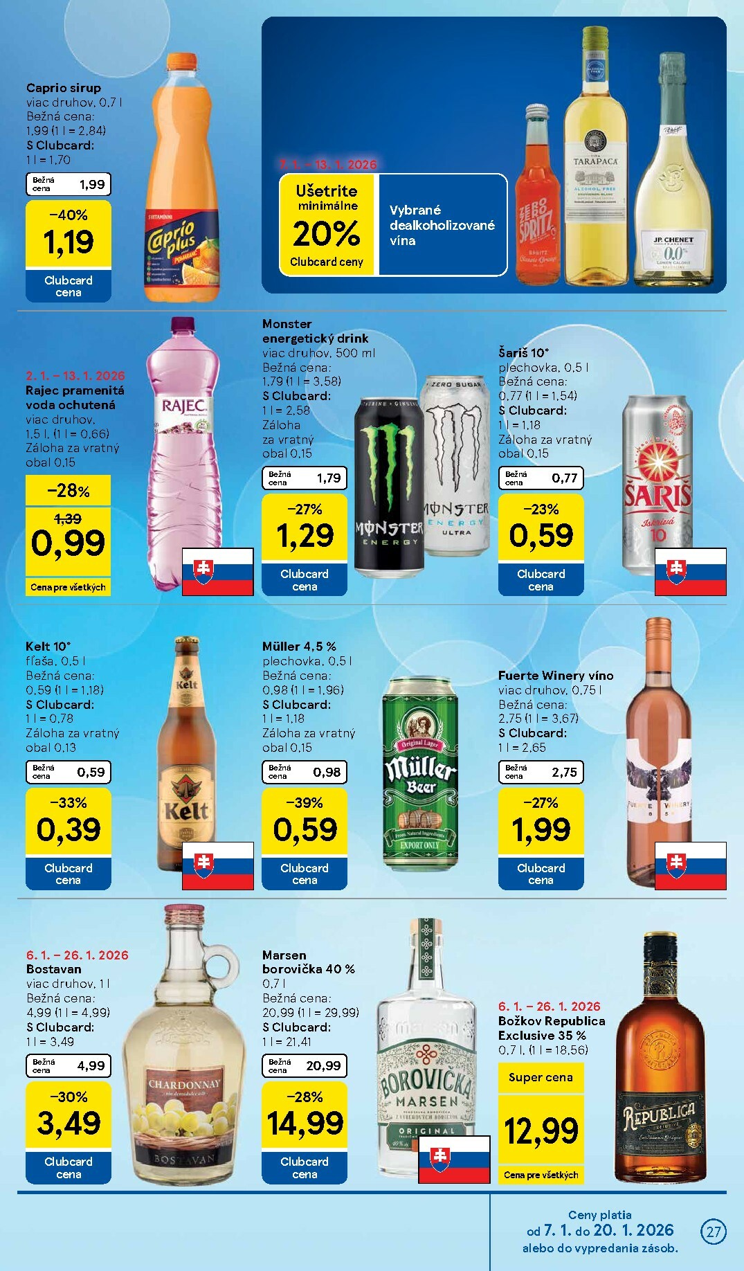 tesco - Leták Tesco platný od 07.01. do 13.01. - page: 27