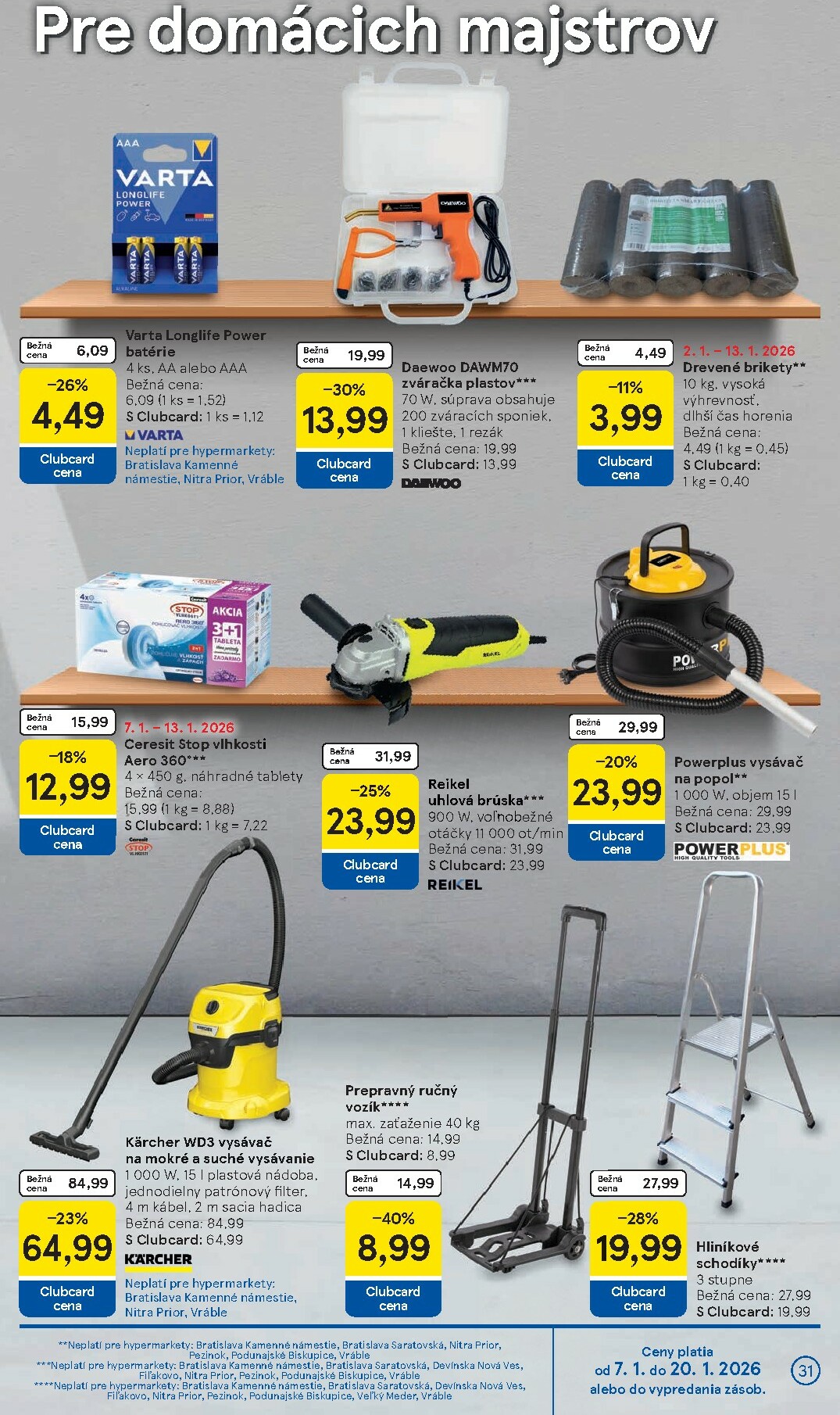 tesco - Leták Tesco platný od 07.01. do 13.01. - page: 31