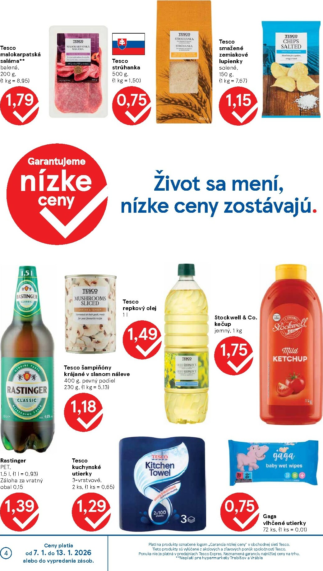tesco - Leták Tesco platný od 07.01. do 13.01. - page: 4