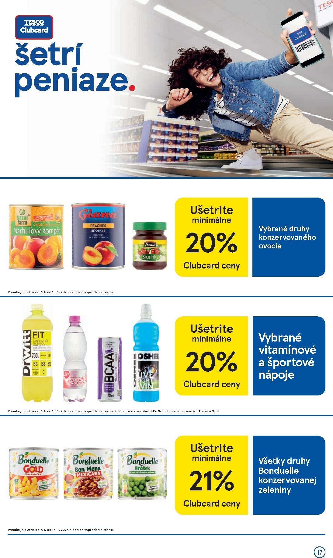 tesco - Leták Tesco supermarket platný od 07.01. do 13.01. - page: 17