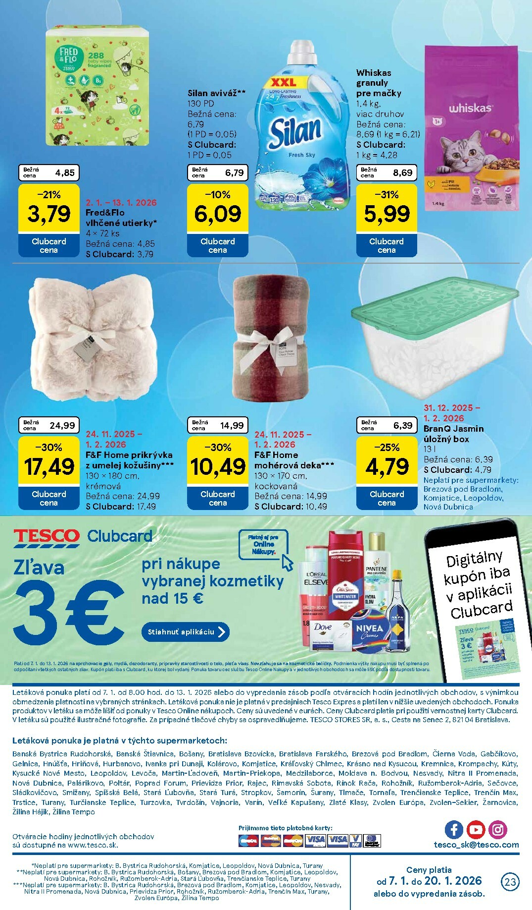 tesco - Leták Tesco supermarket platný od 07.01. do 13.01. - page: 23