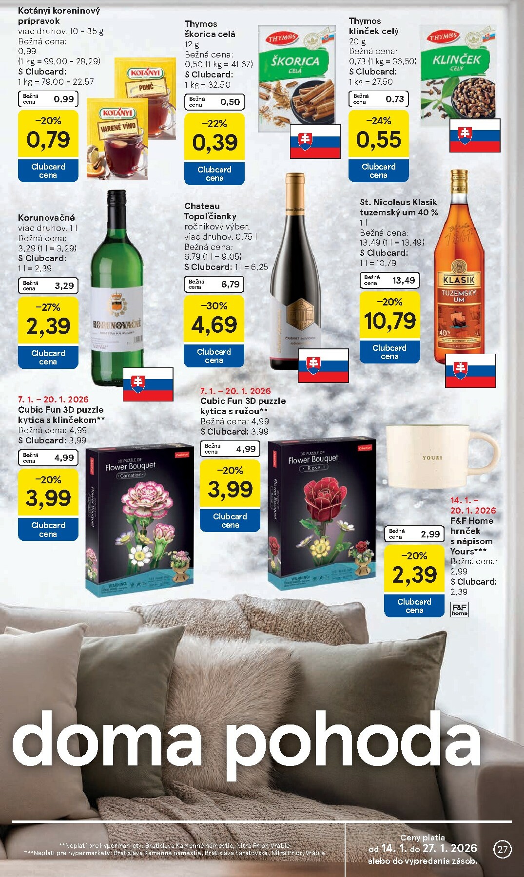 tesco - Leták Tesco platný od 14.01. do 20.01. - page: 27