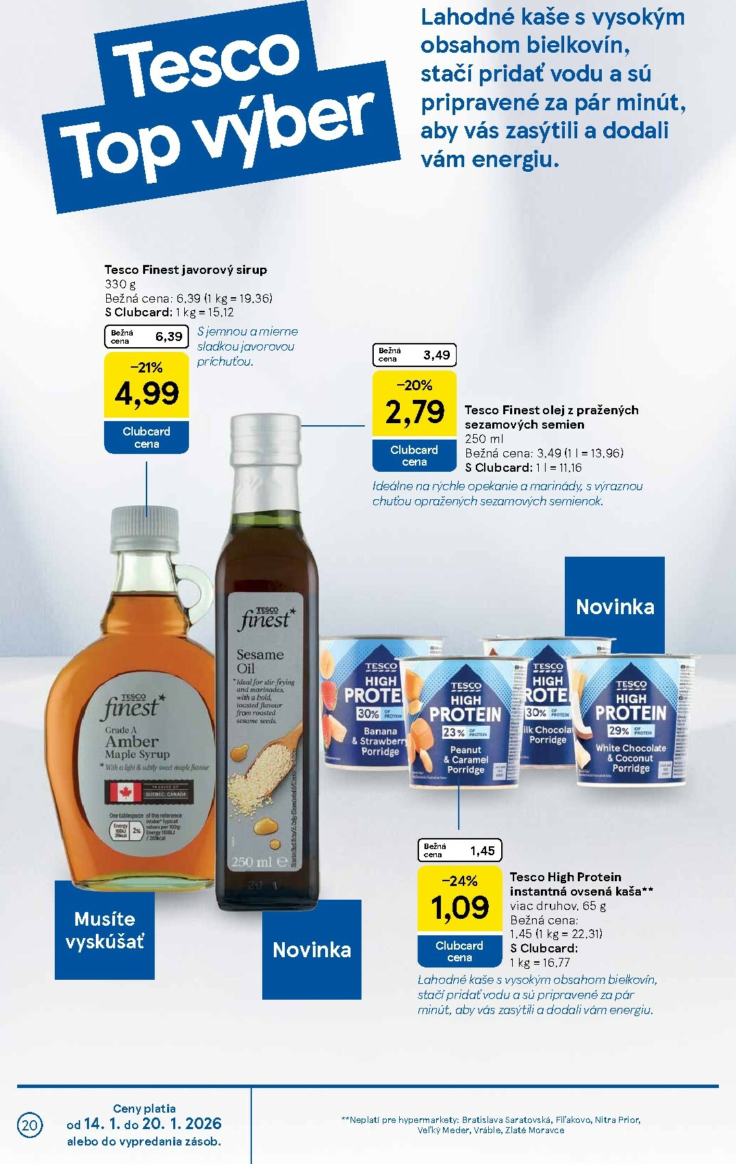 tesco - Leták Tesco platný od 14.01. do 20.01. - page: 20