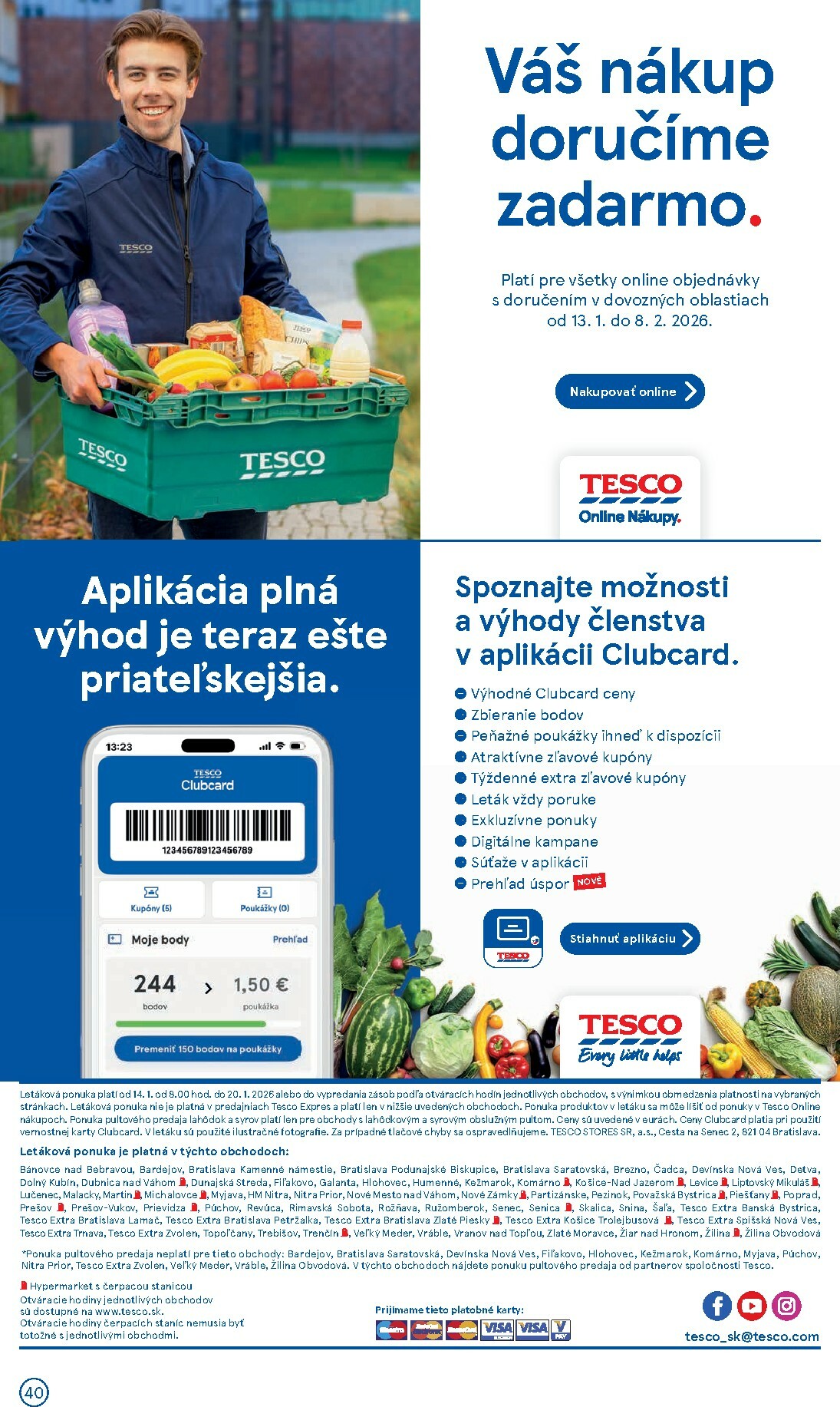 tesco - Leták Tesco platný od 14.01. do 20.01. - page: 40