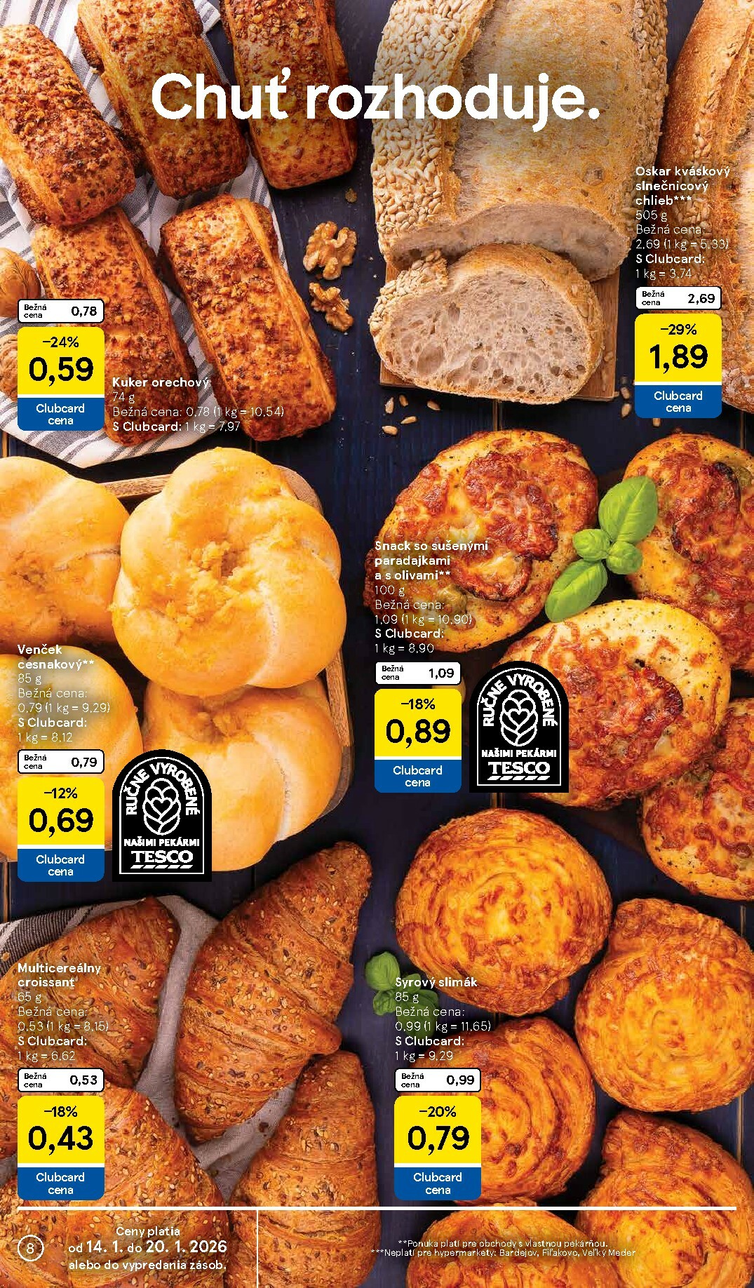 tesco - Leták Tesco platný od 14.01. do 20.01. - page: 8