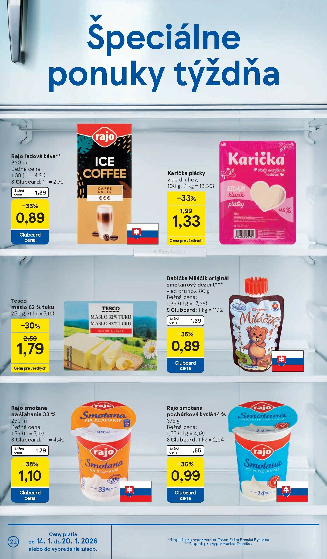 tesco - Leták Tesco platný od 14.01. do 20.01. - page: 22