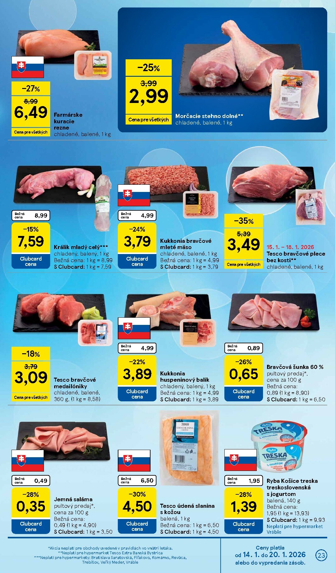 tesco - Leták Tesco platný od 14.01. do 20.01. - page: 23