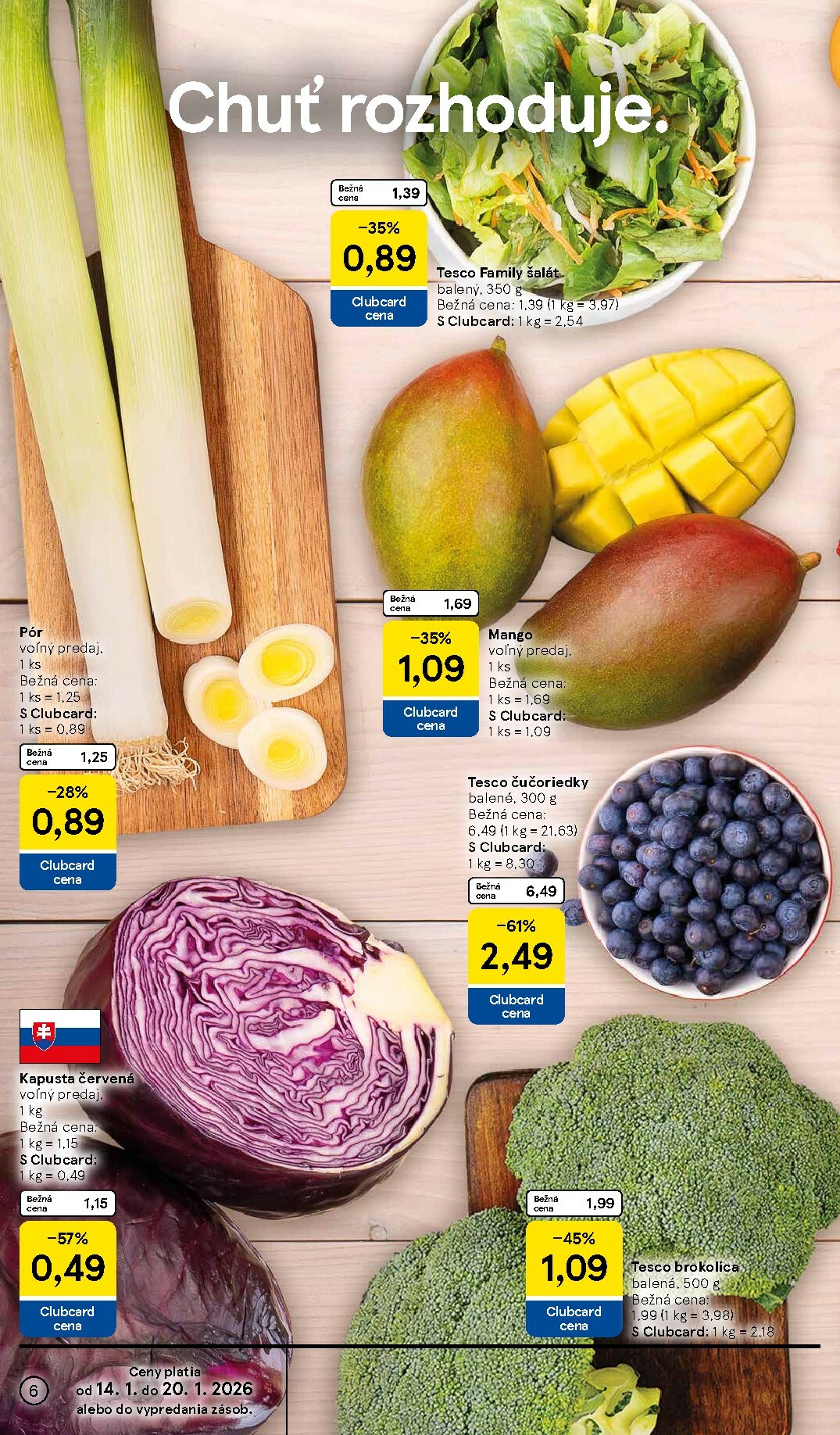 tesco - Leták Tesco supermarket platný od 14.01. do 20.01. - page: 6