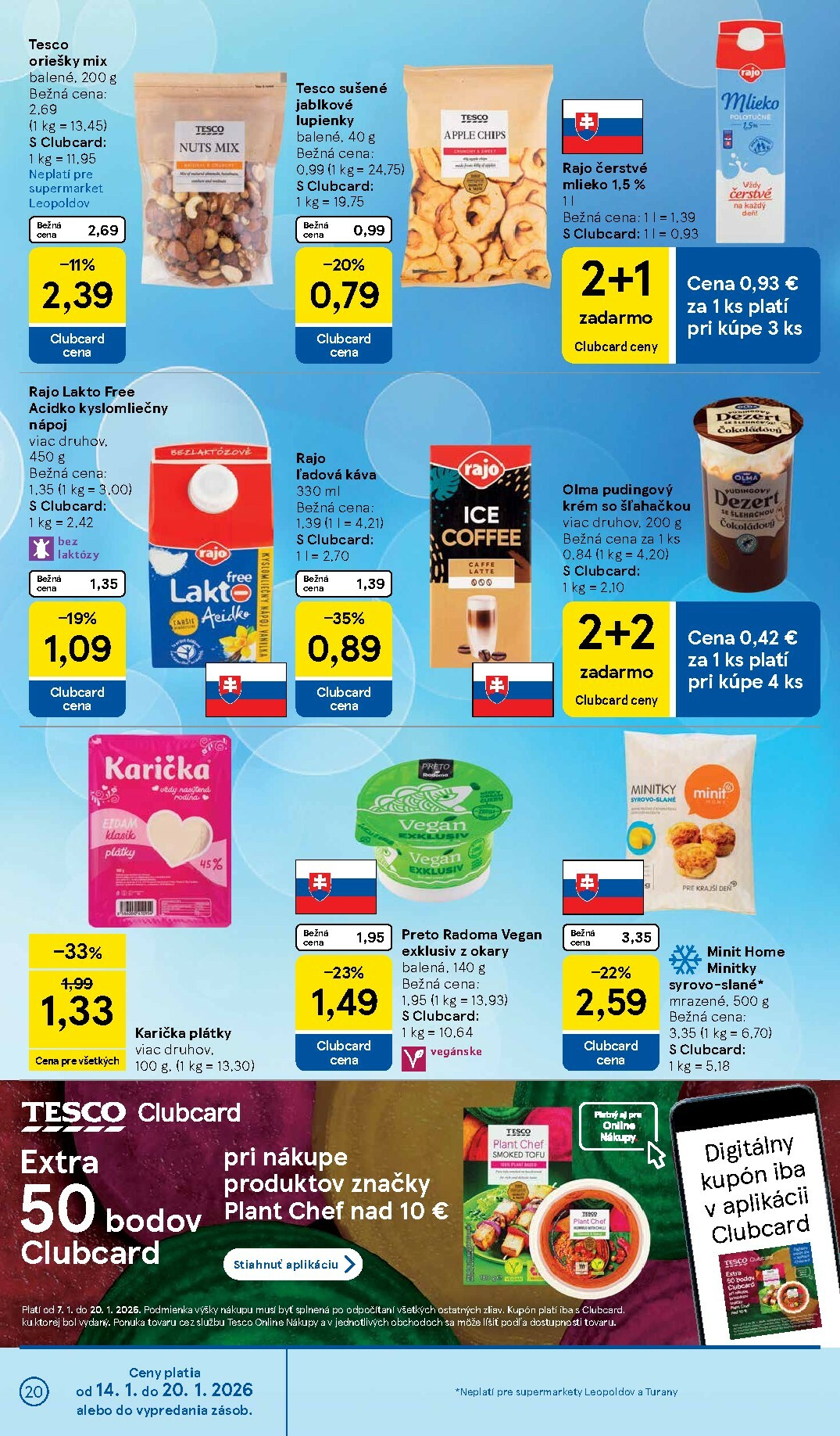tesco - Leták Tesco supermarket platný od 14.01. do 20.01. - page: 20