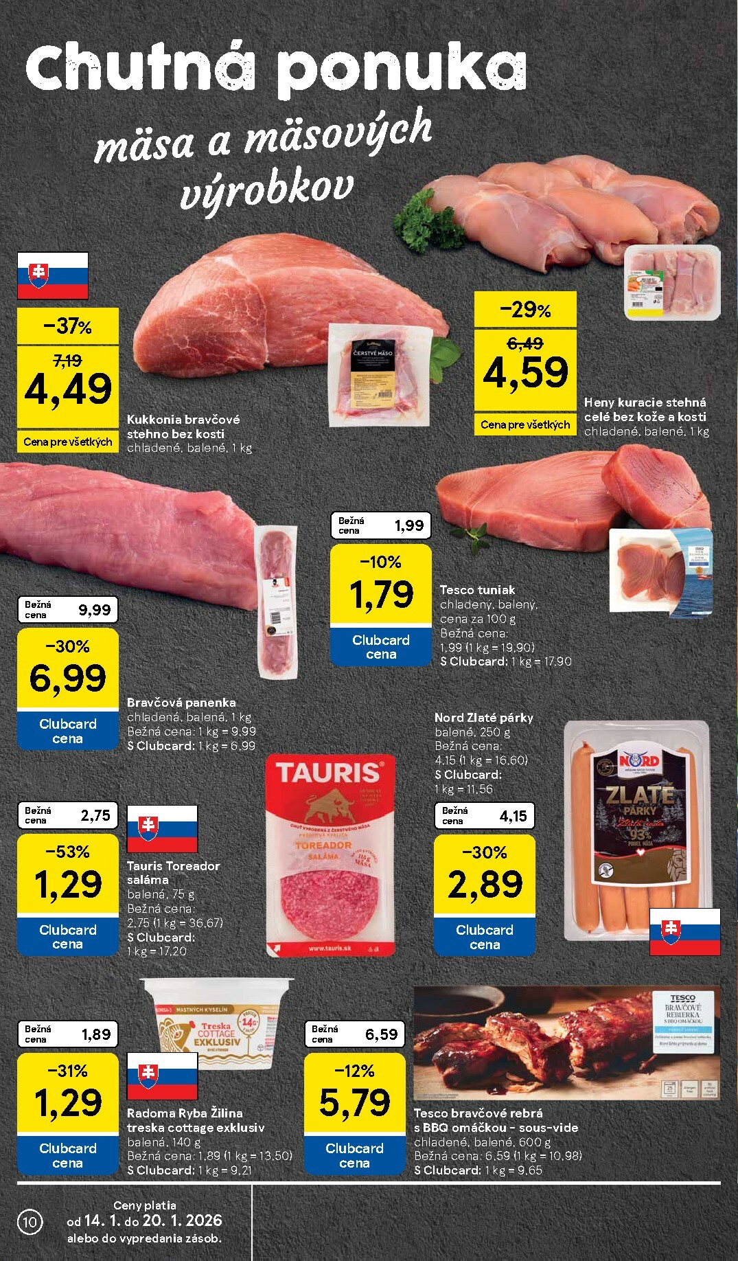 tesco - Leták Tesco supermarket platný od 14.01. do 20.01. - page: 10