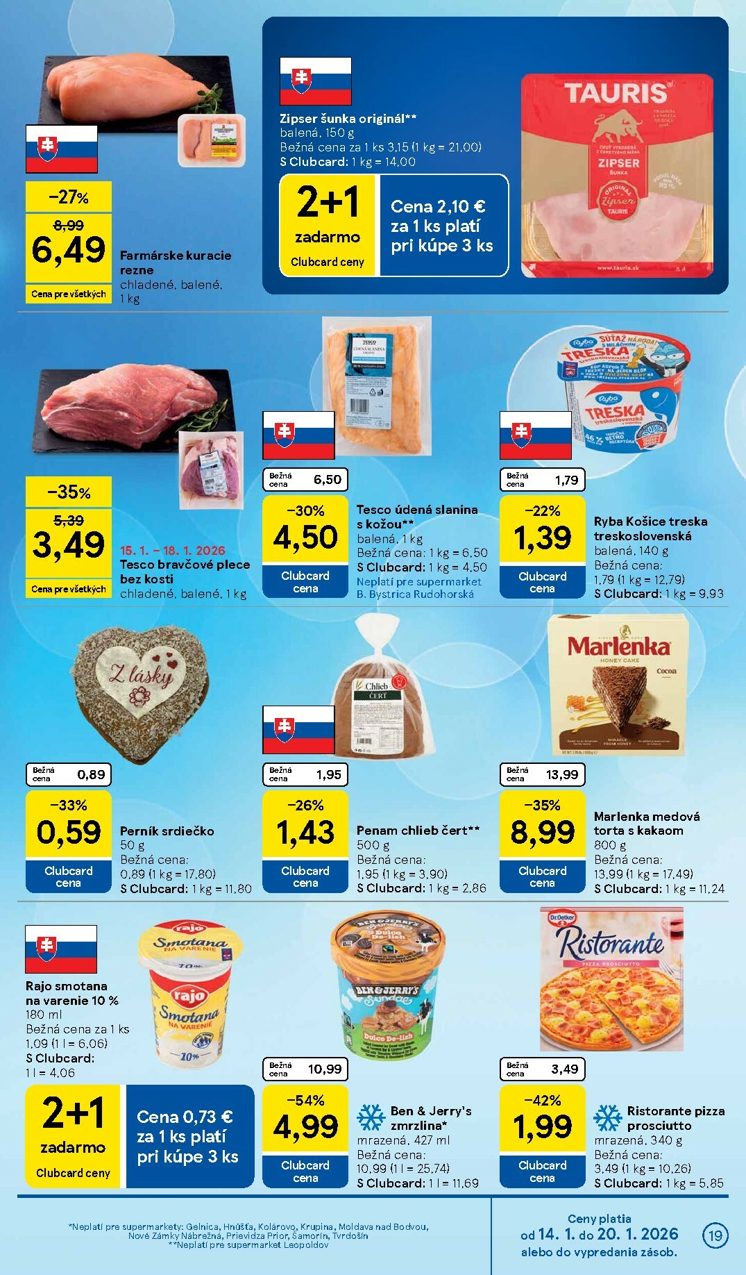 tesco - Leták Tesco supermarket platný od 14.01. do 20.01. - page: 19