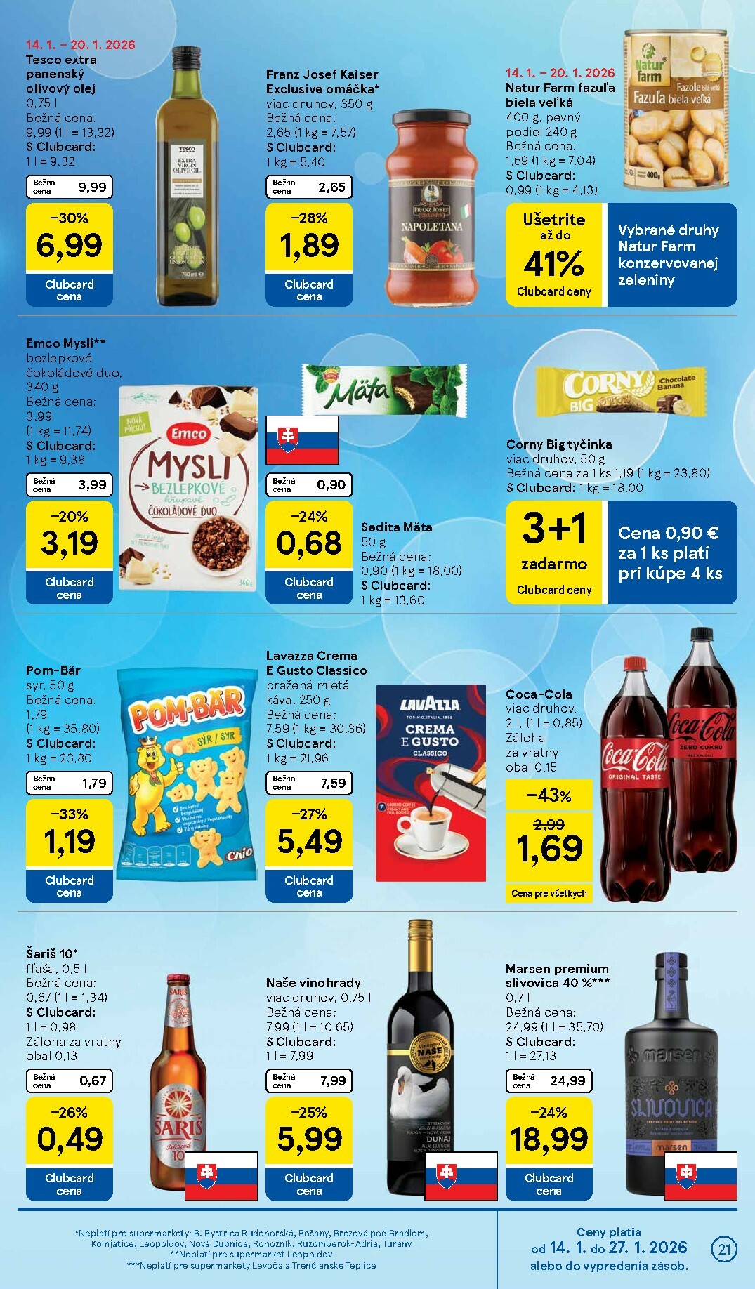 tesco - Leták Tesco supermarket platný od 14.01. do 20.01. - page: 21
