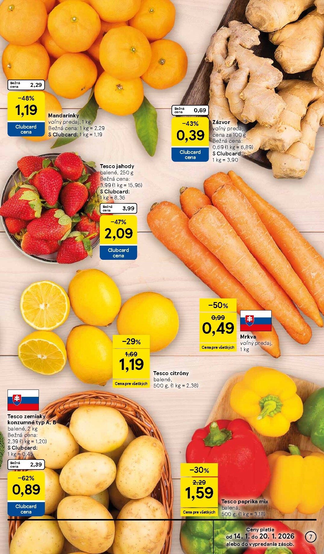 tesco - Leták Tesco supermarket platný od 14.01. do 20.01. - page: 7