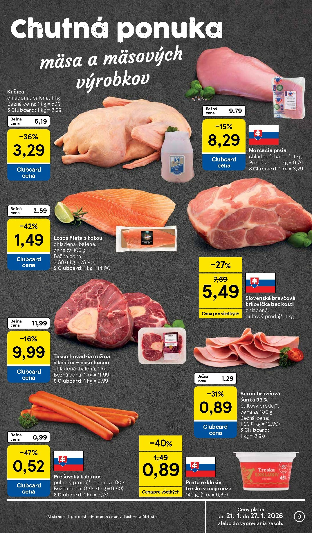 tesco - Leták Tesco platný od 21.01. do 27.01. - page: 9