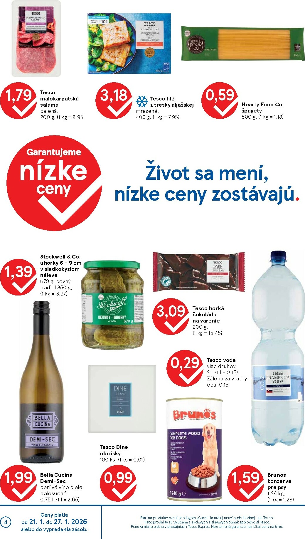 tesco - Leták Tesco supermarket platný od 21.01. do 27.01. - page: 4